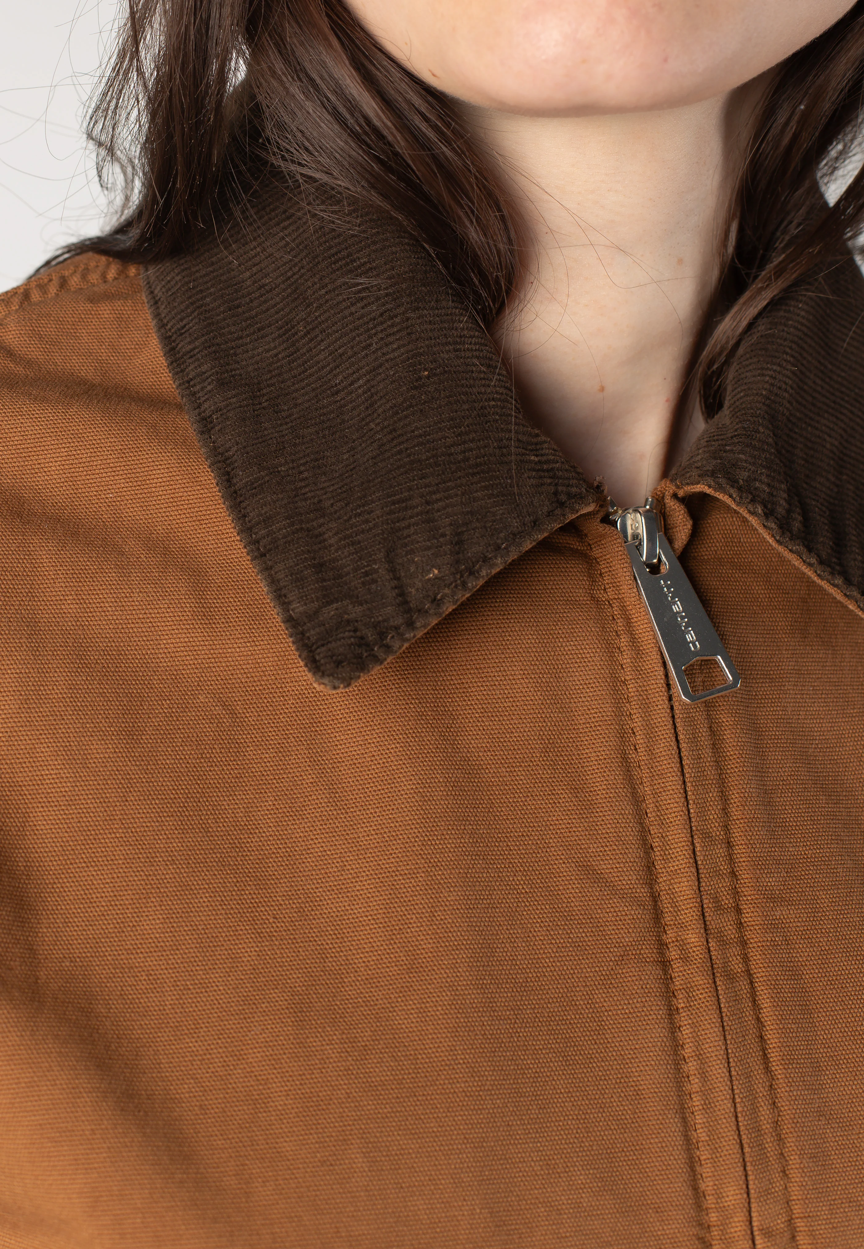 Carhartt WIP - W' Prescott Garment Dyed Hamilton Brown/Tobacco - Jacket - Image 5