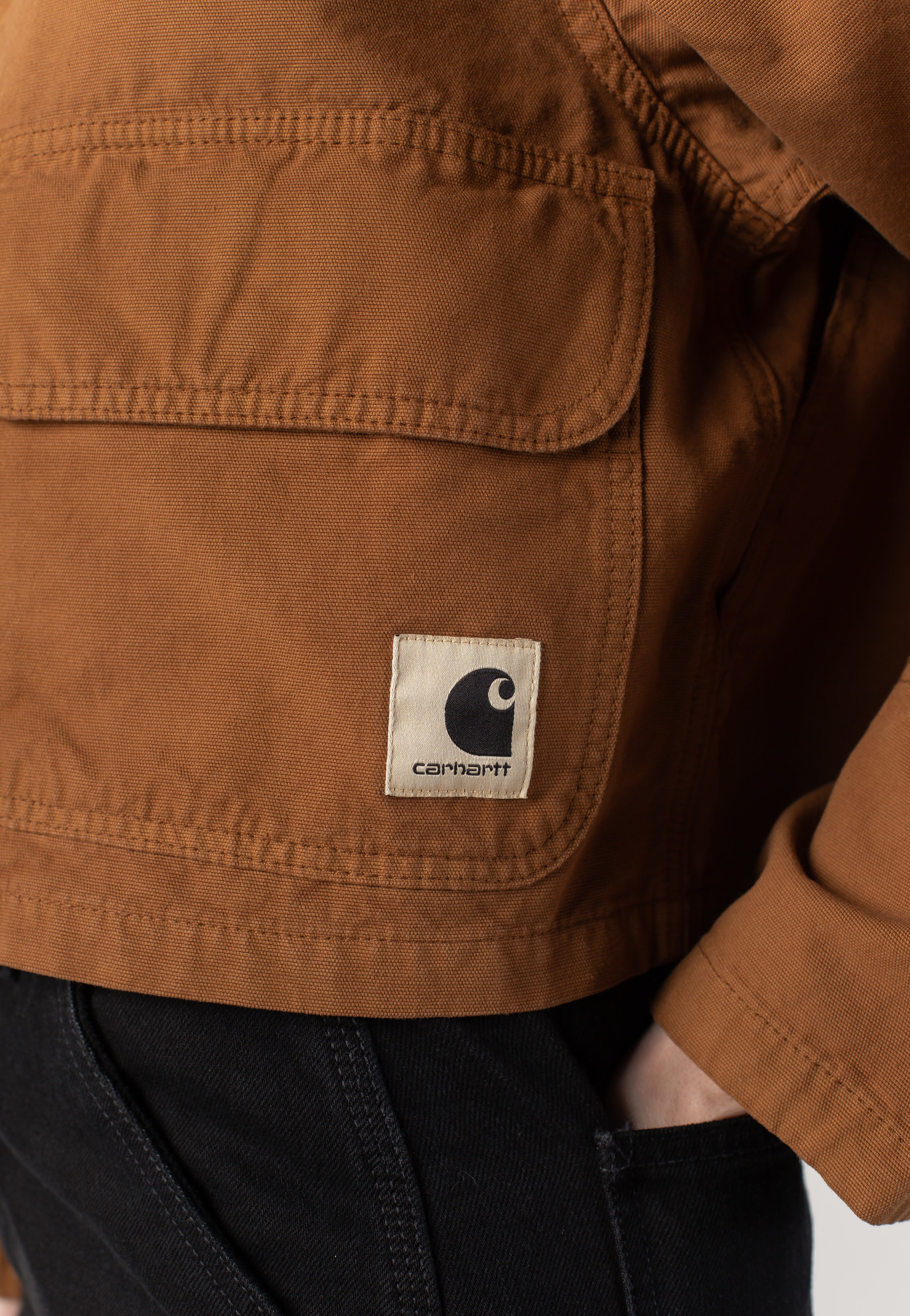 Carhartt WIP - W' Prescott Garment Dyed Hamilton Brown/Tobacco - Jacket - Image 7