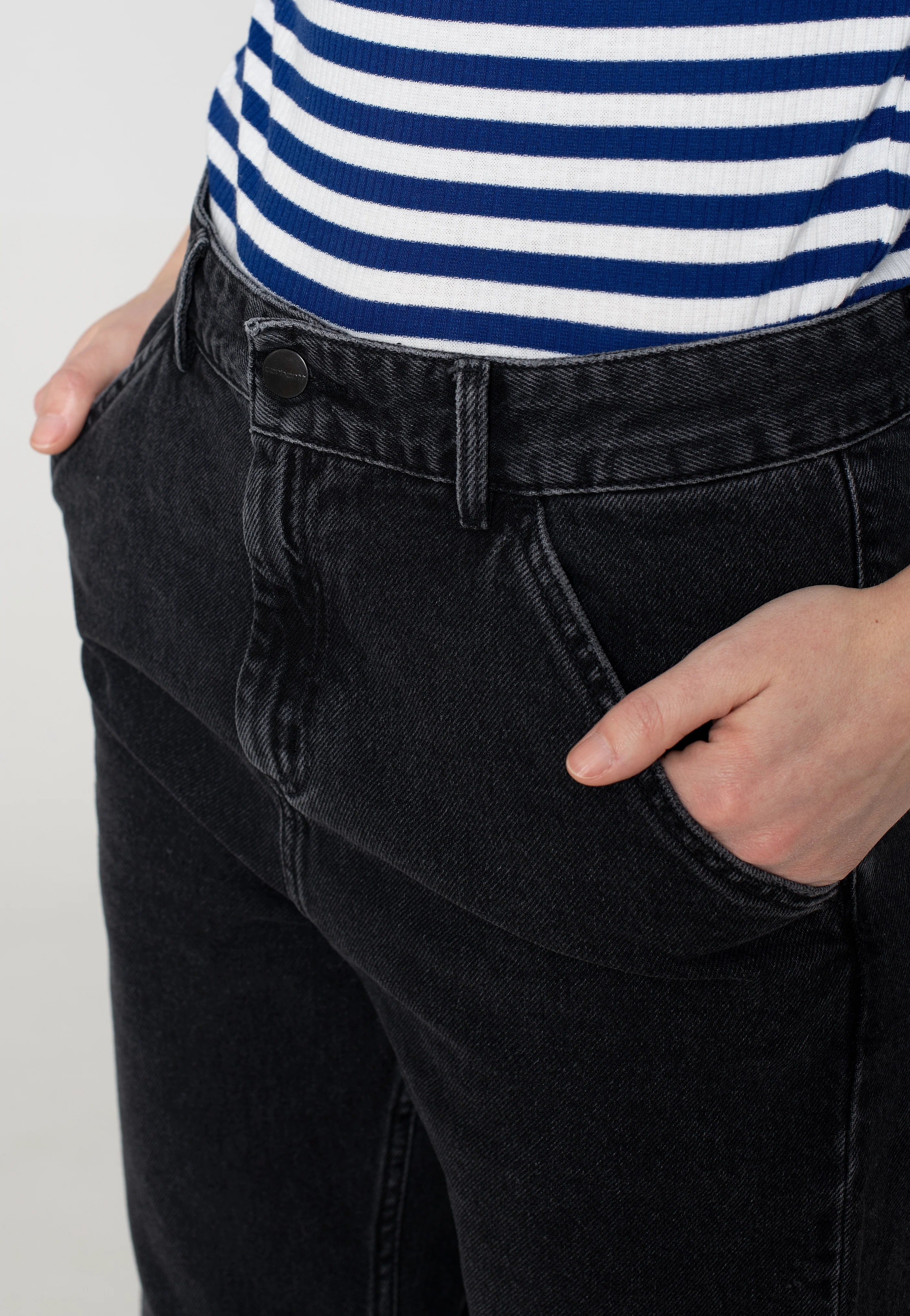 Carhartt WIP - W' Simple Stone Washed Black - Jeans - Image 5