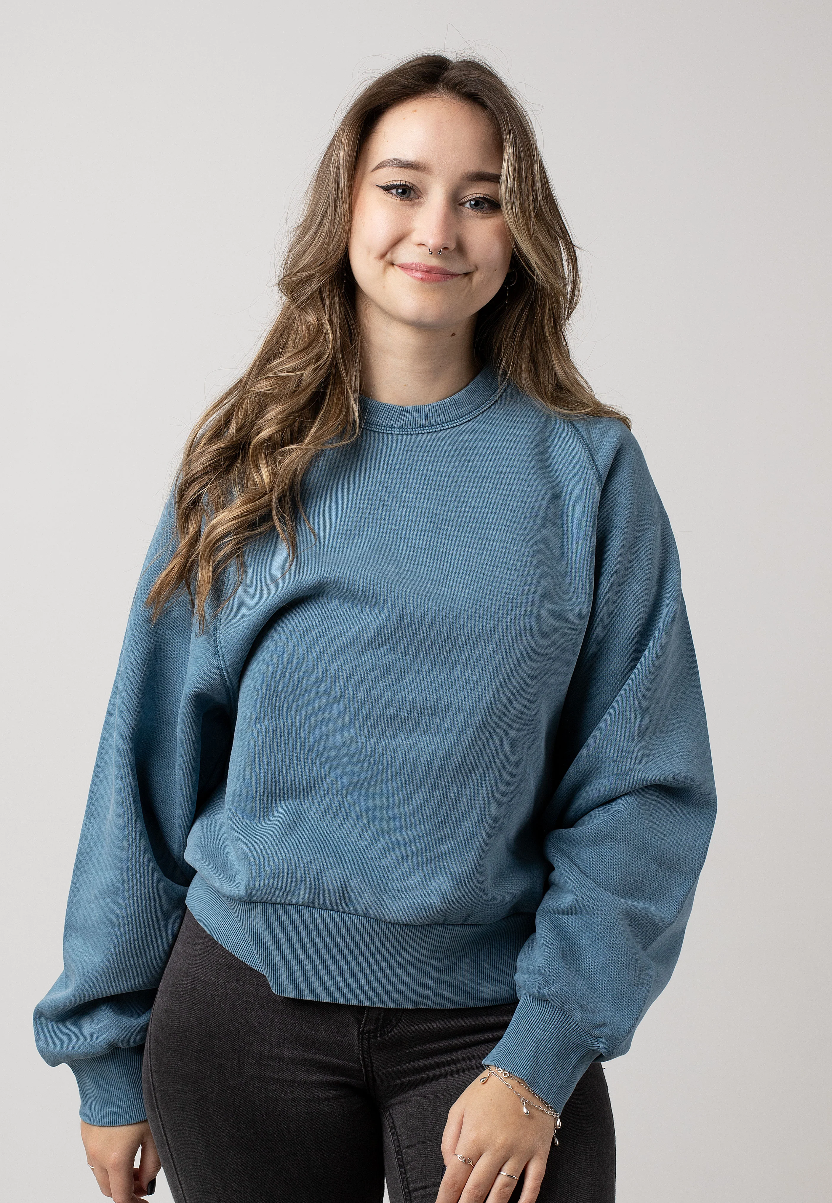Carhartt WIP - W' Taos Garment Dyed Vancouver Blue - Sweater