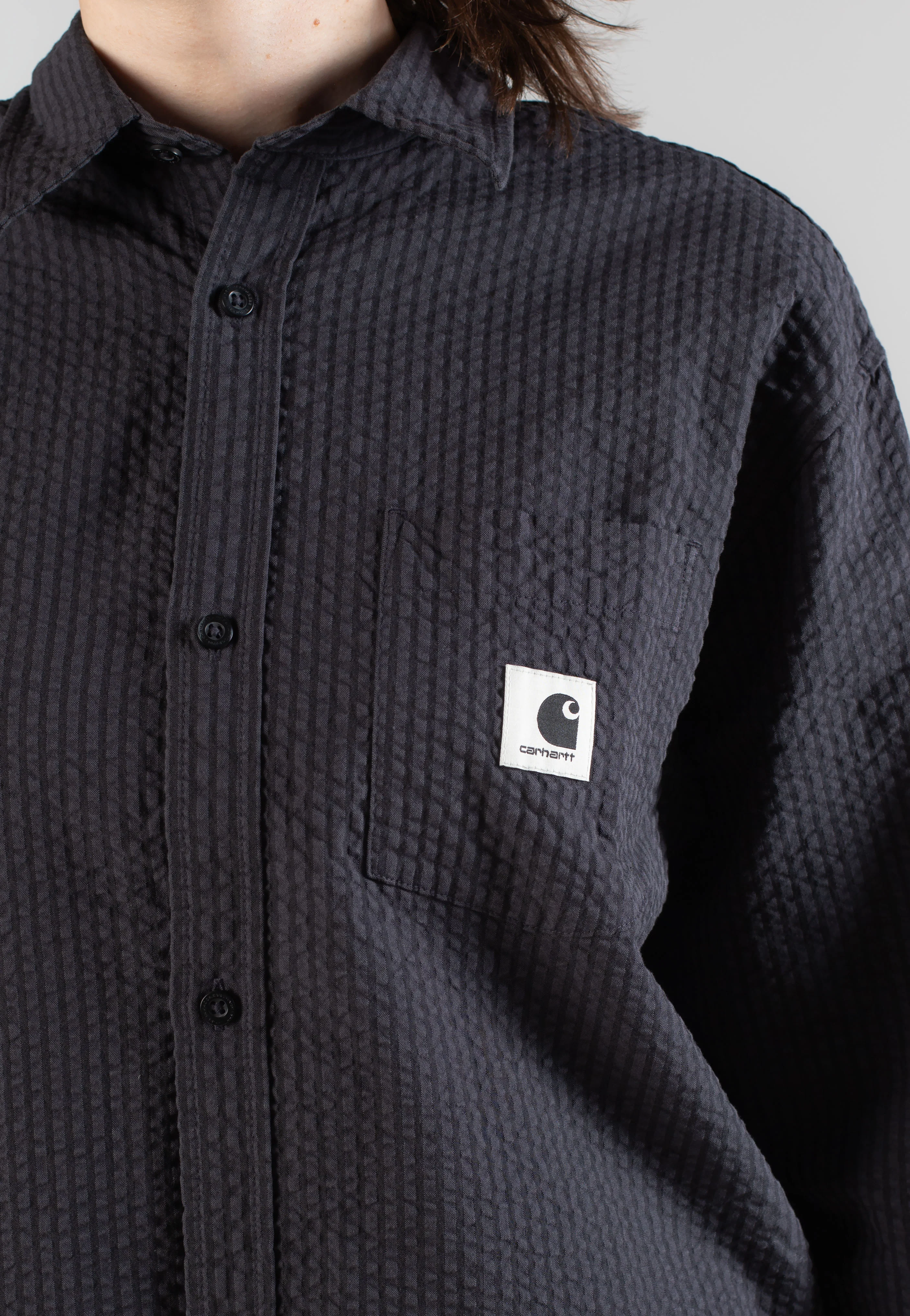 Carhartt WIP - W' Toland Stripe Black - Shirt - Image 9