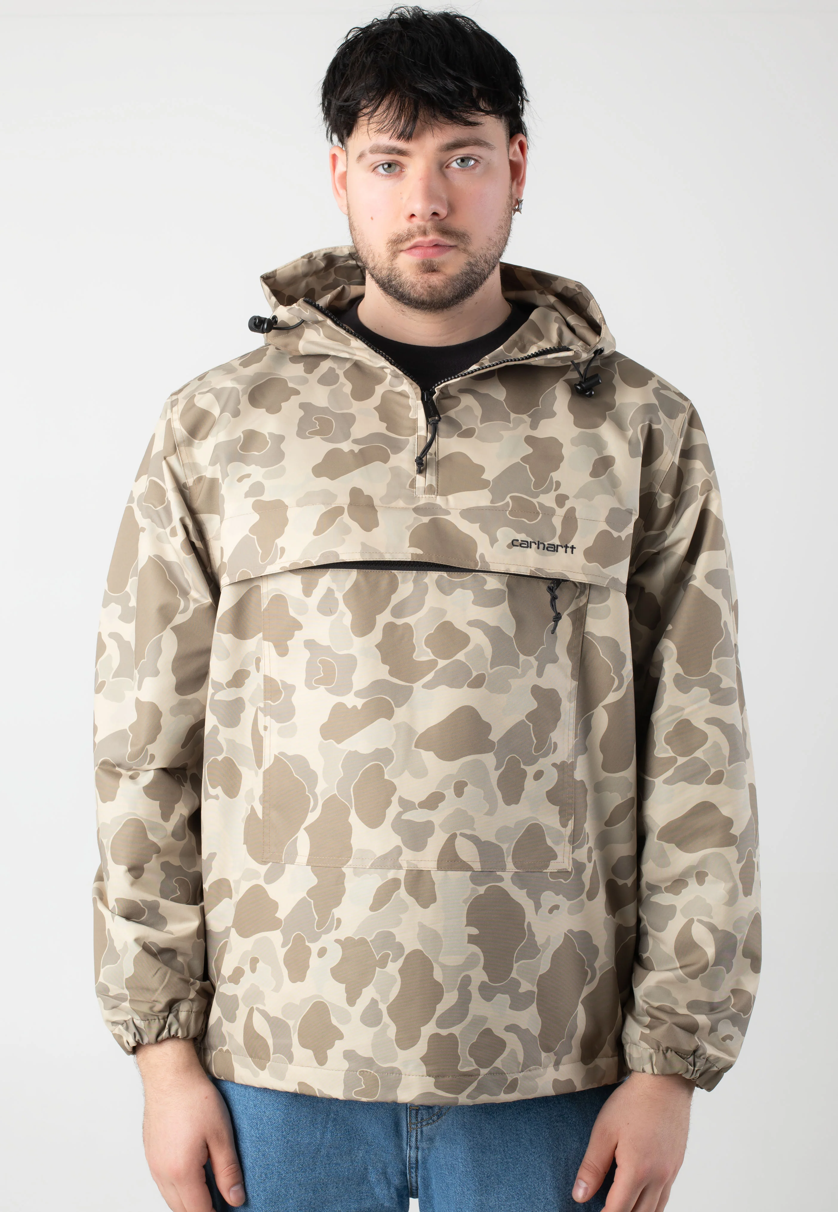 Carhartt WIP - Windbreaker Camo Duck/Desert/Black - Jacket - Image 6