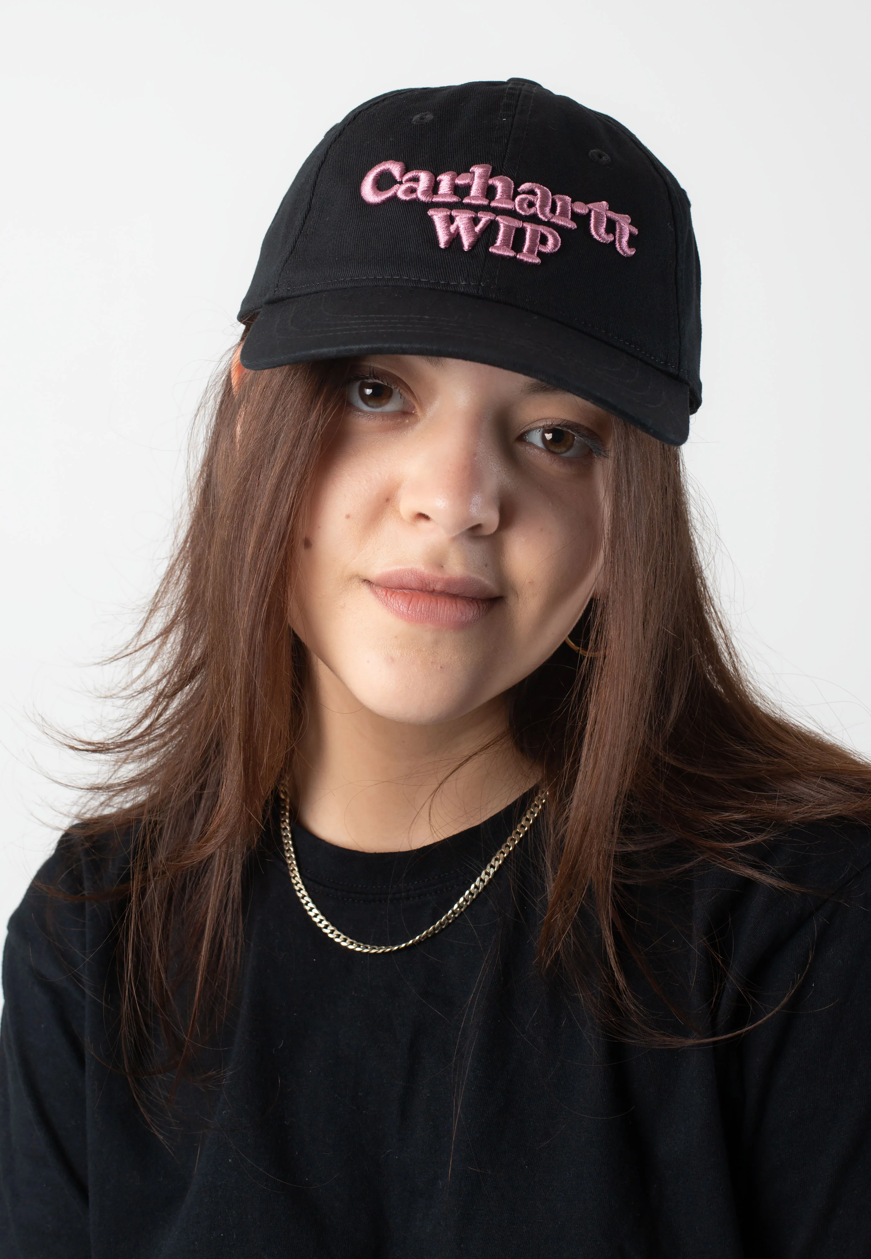 Carhartt WIP - WIP Script Black/Hortensia - Cap - Image 4