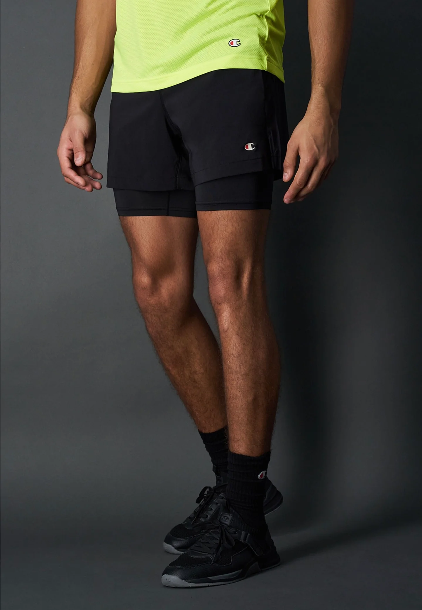 Champion - Double Dry Running NBK/NBK - Shorts - Image 2