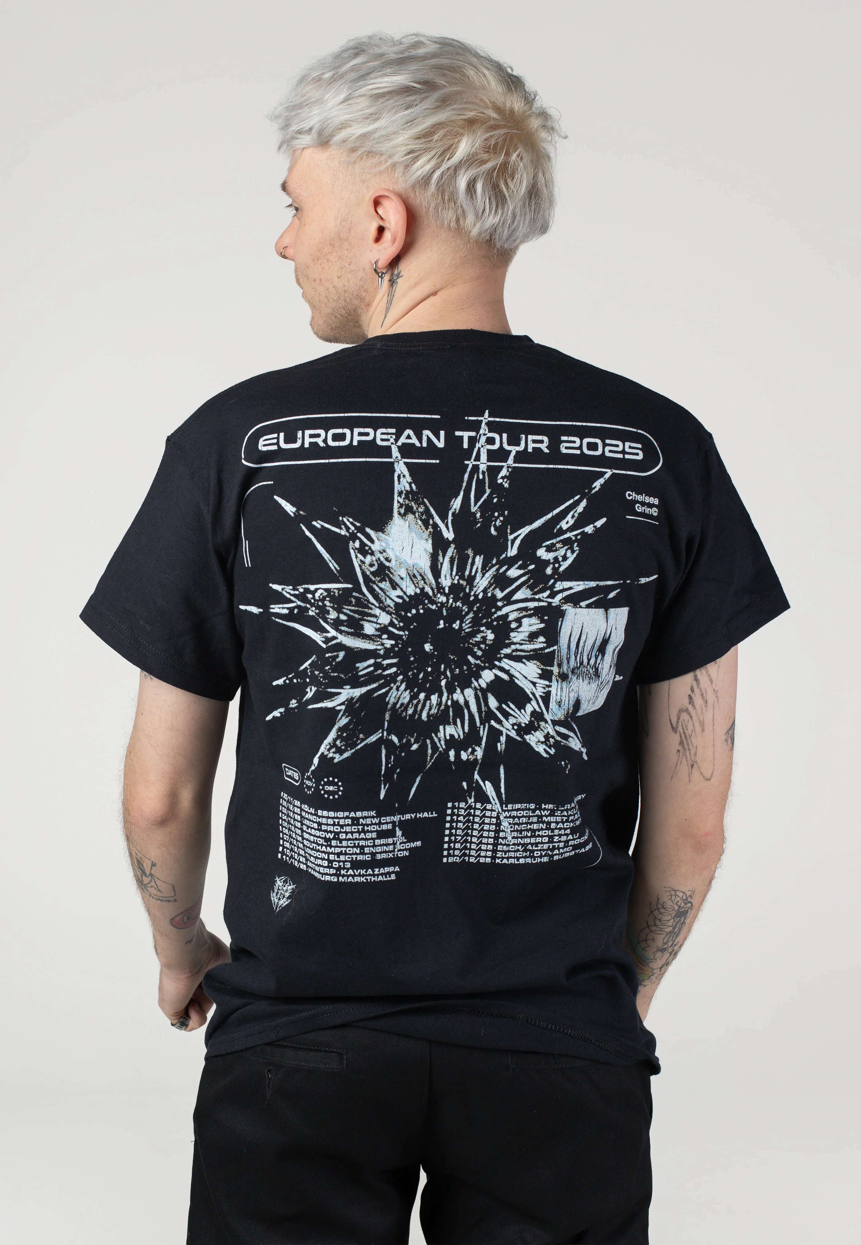 Chelsea Grin - European Tour 2025 - T-Shirt - Image 4