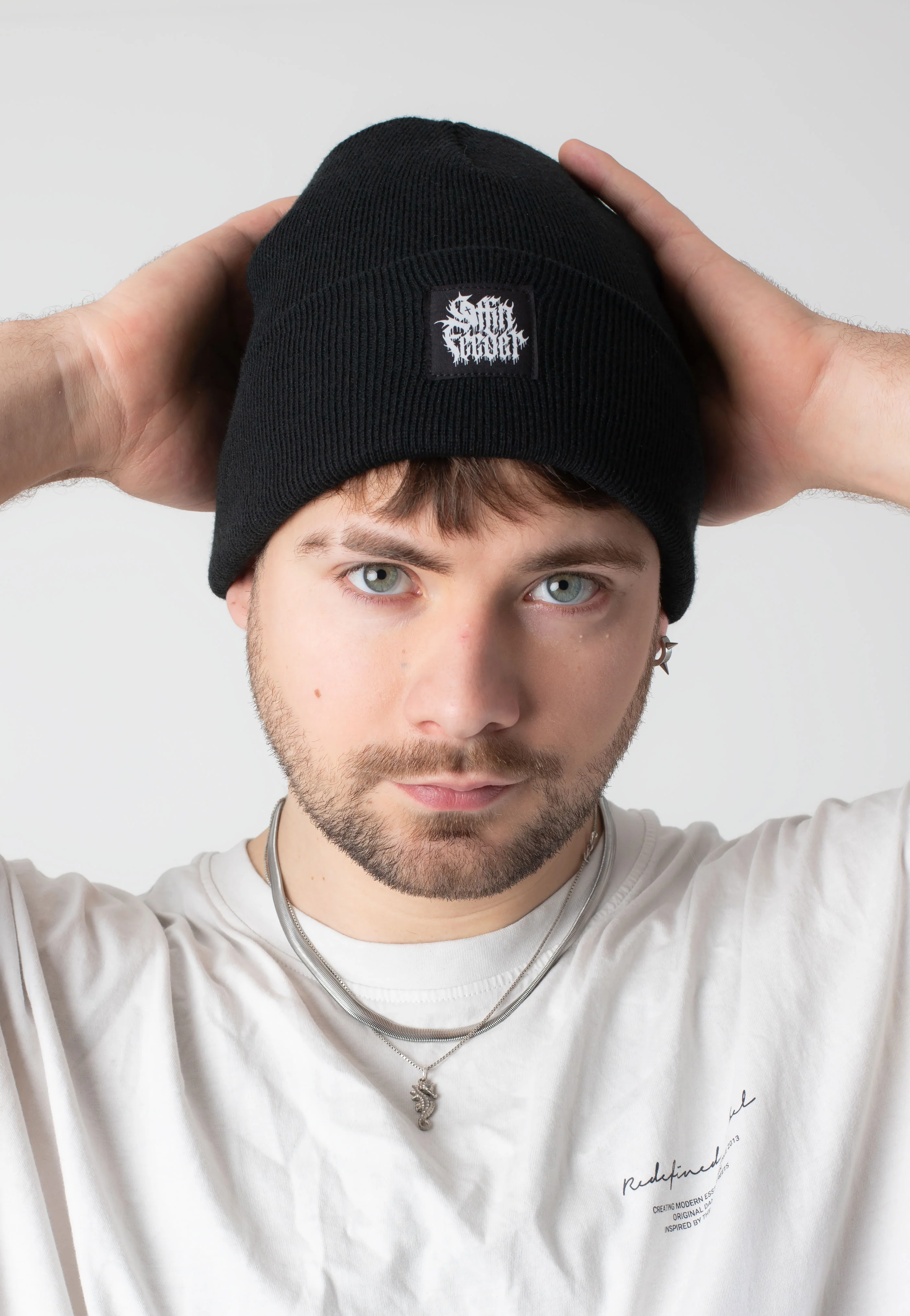 Coffin Feeder - Logo - Long Beanie - Image 3