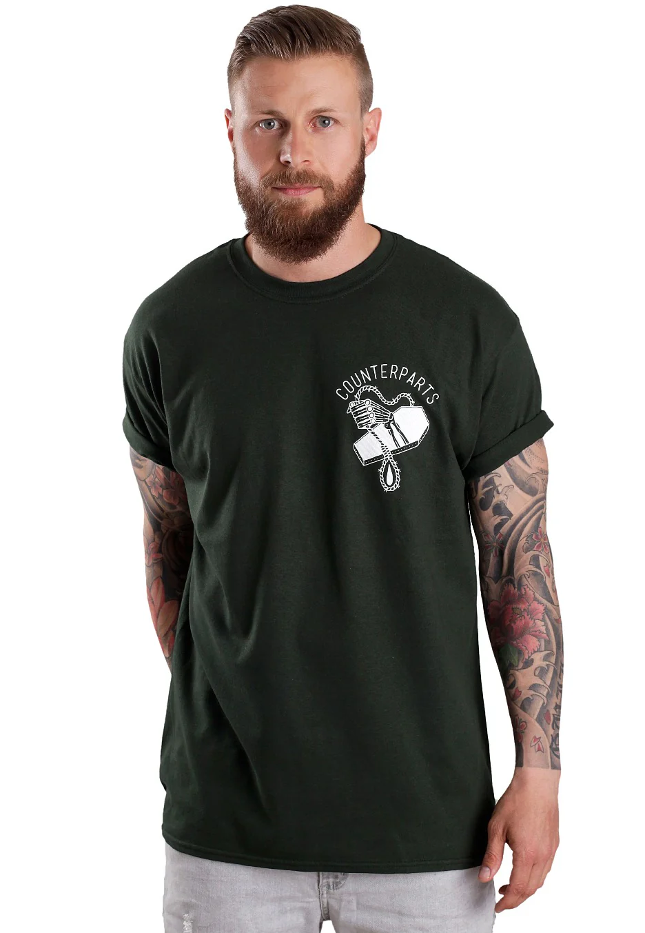 Counterparts - Sling Forest Green - T-Shirt - Image 4