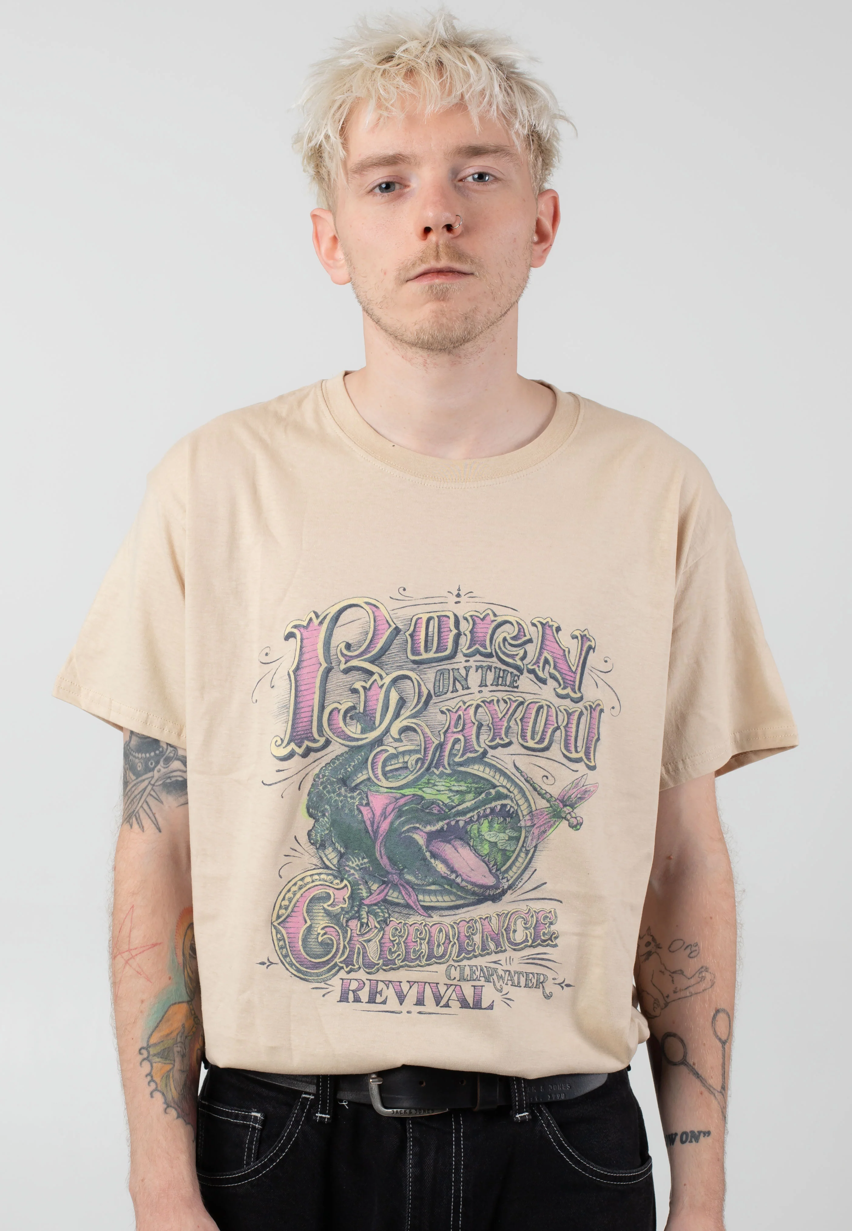 Creedence Clearwater Revival - Born On The Bayou Sand - T-Shirt - Image 3