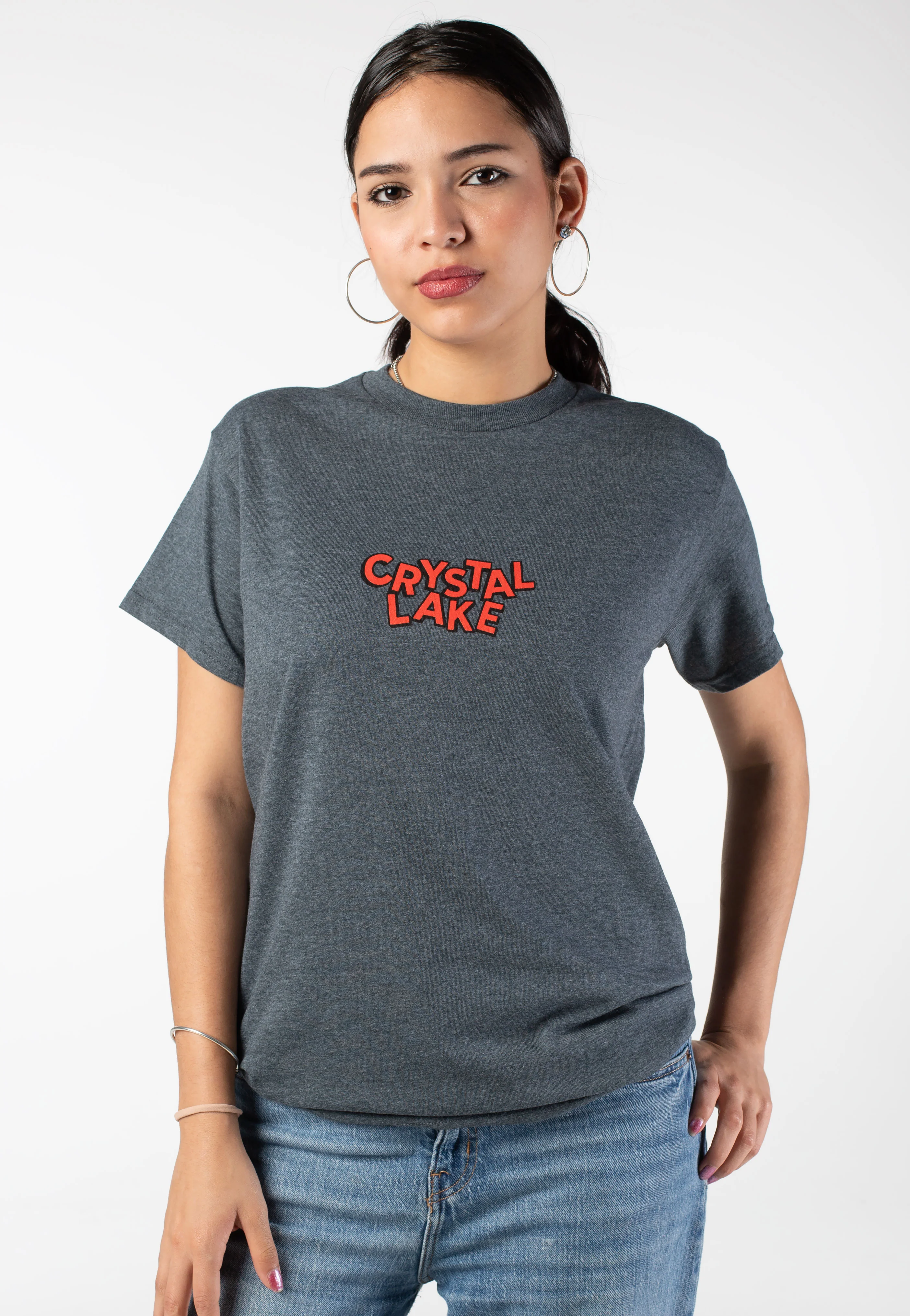 Crystal Lake - Satanic Grey - T-Shirt - Image 3