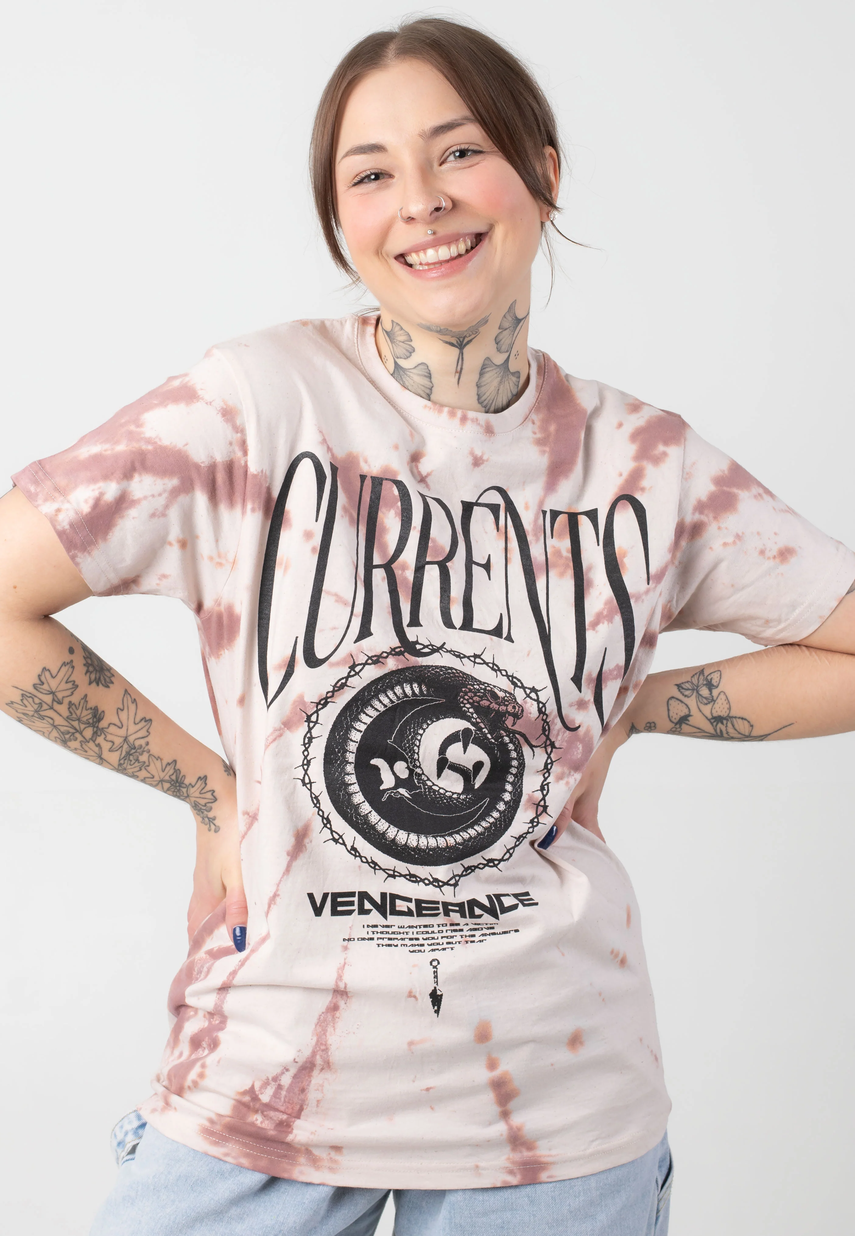 Currents - Vengeance Cream Tie Dye - T-Shirt - Image 5