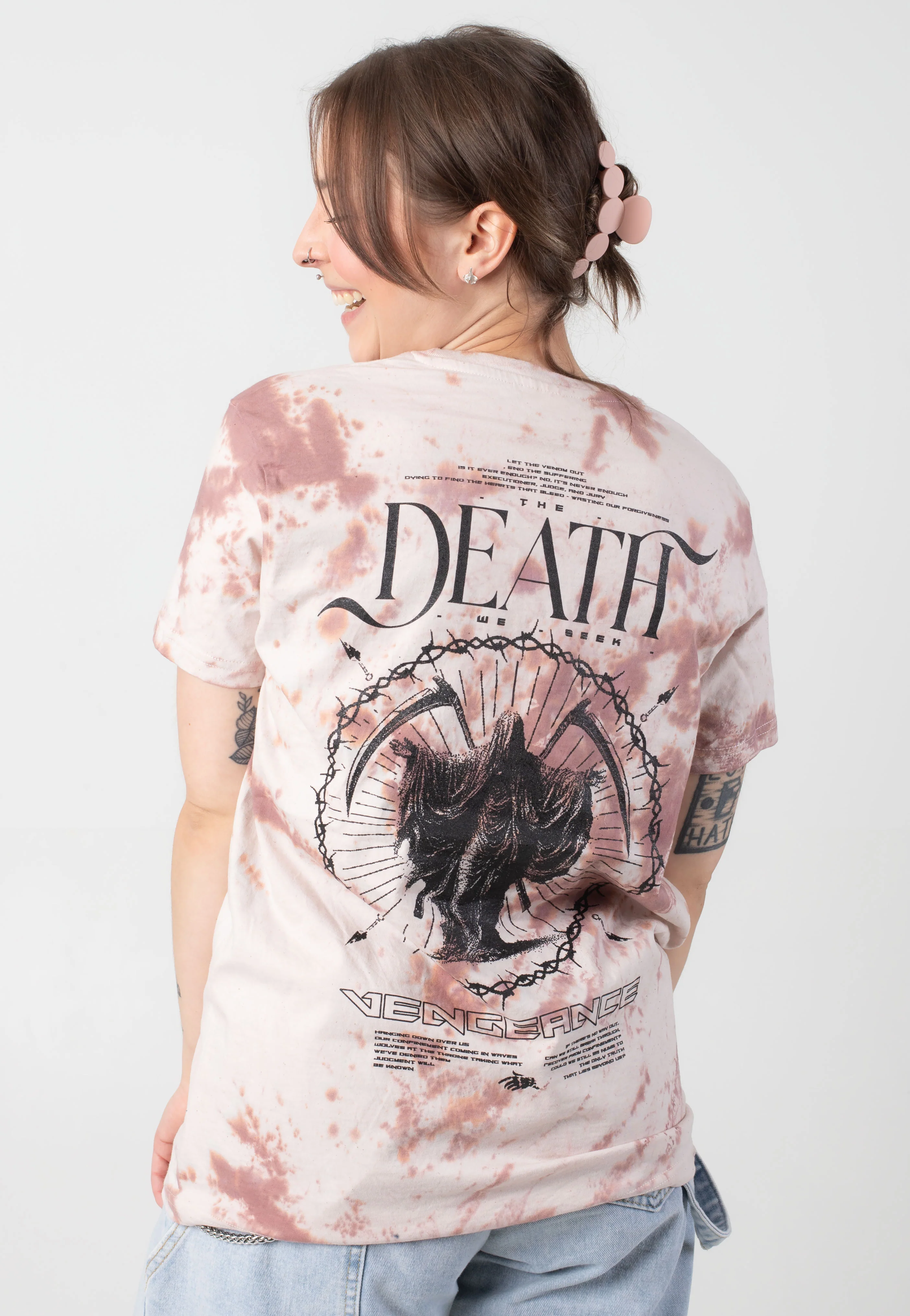 Currents - Vengeance Cream Tie Dye - T-Shirt - Image 6