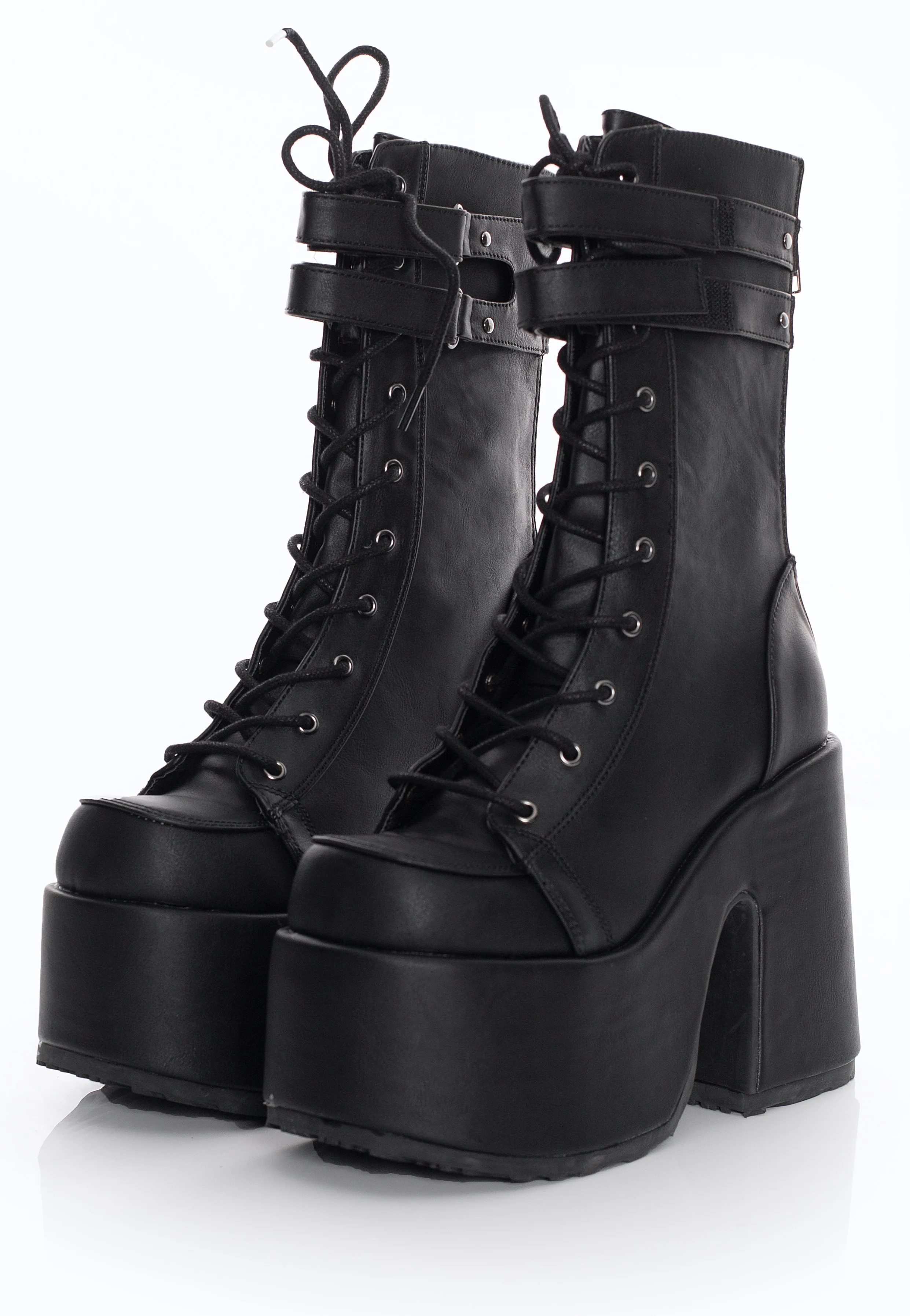 Camel 250 Black Vegan Leather - Girl Shoes - Image 3