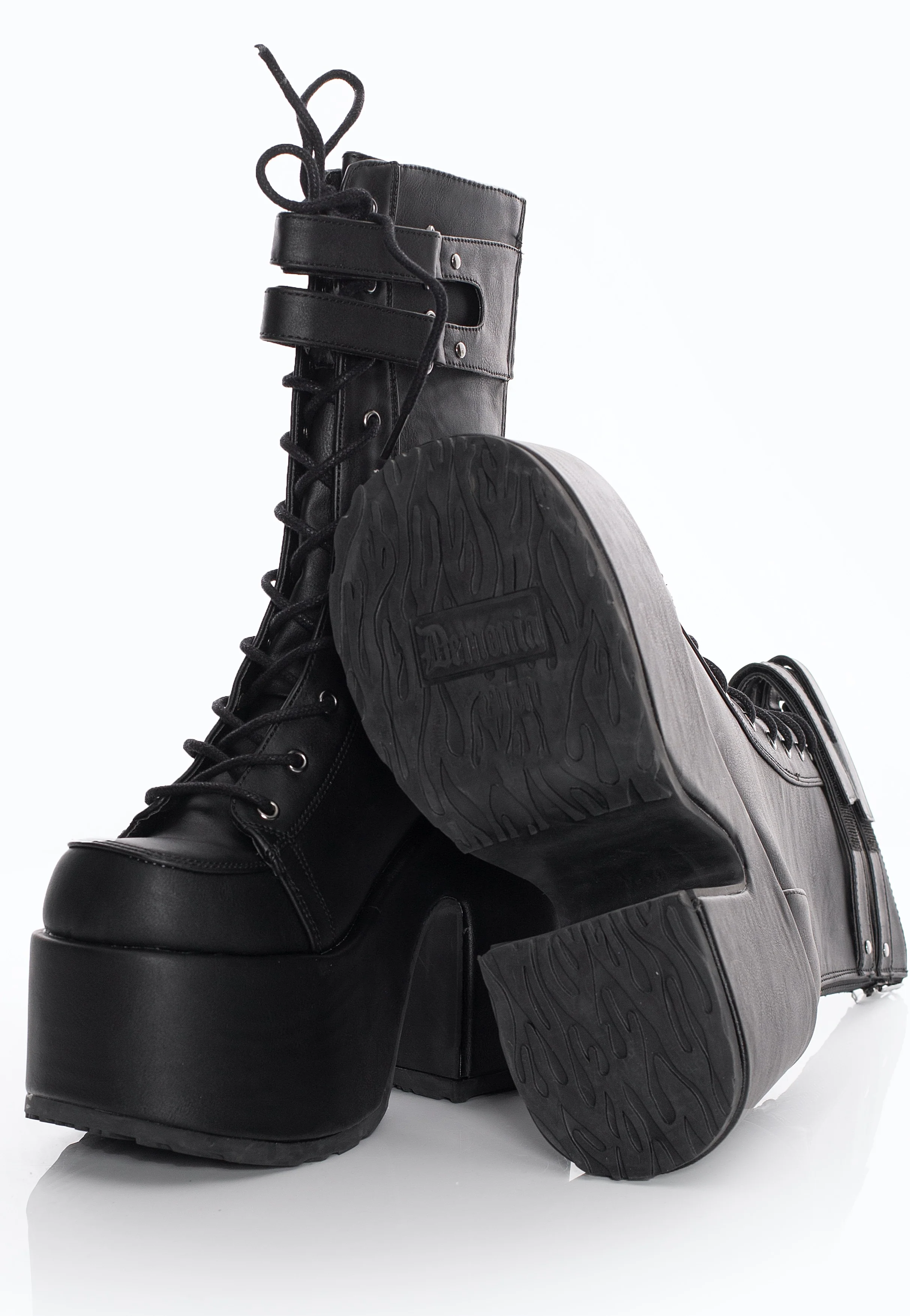 Camel 250 Black Vegan Leather - Girl Shoes - Image 6