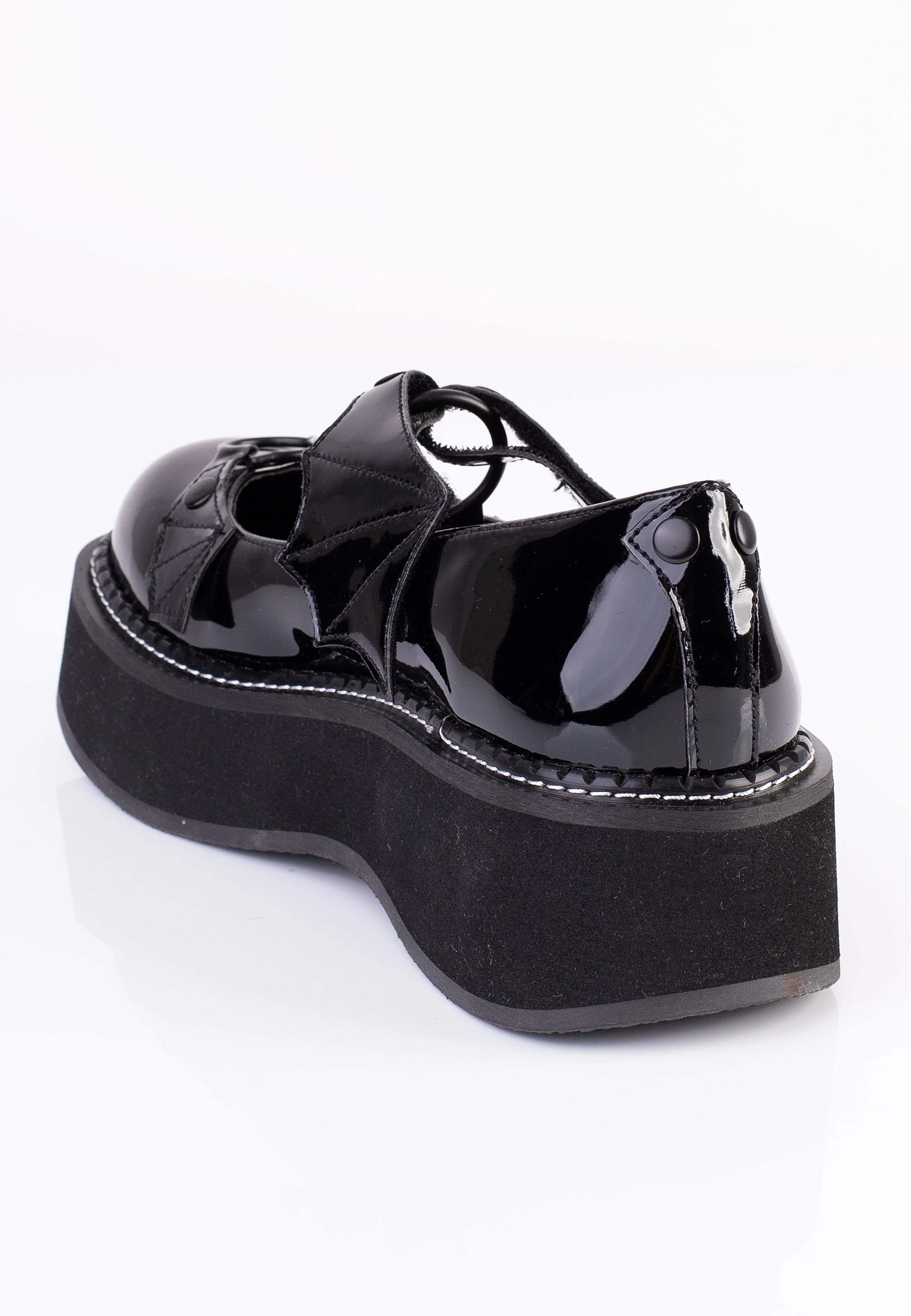 Emily 23 Black Pat - Girl Shoes - Image 6