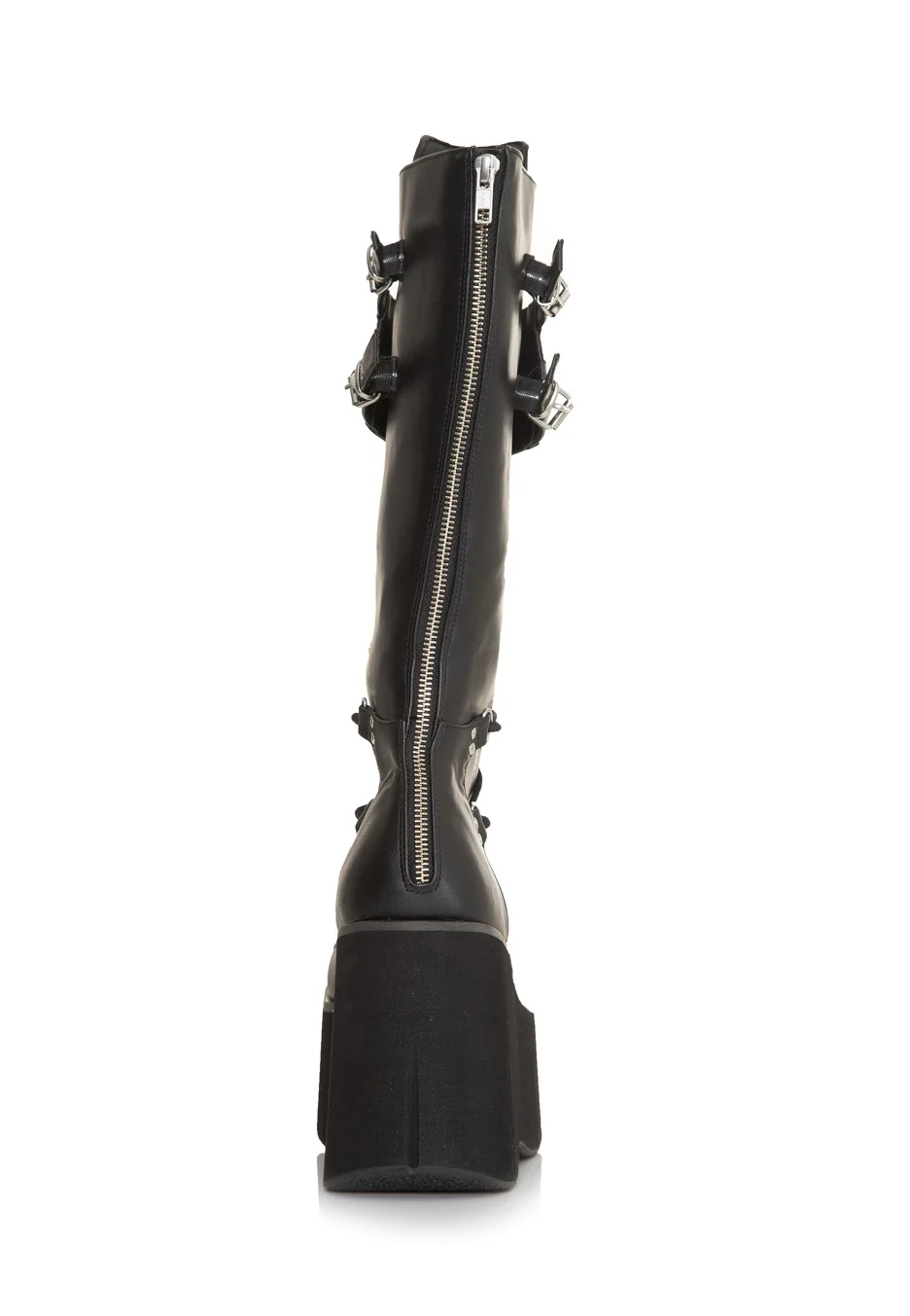 Kera 200 Lace Up Knee High Black Vegan Leather - Girl Shoes - Image 7