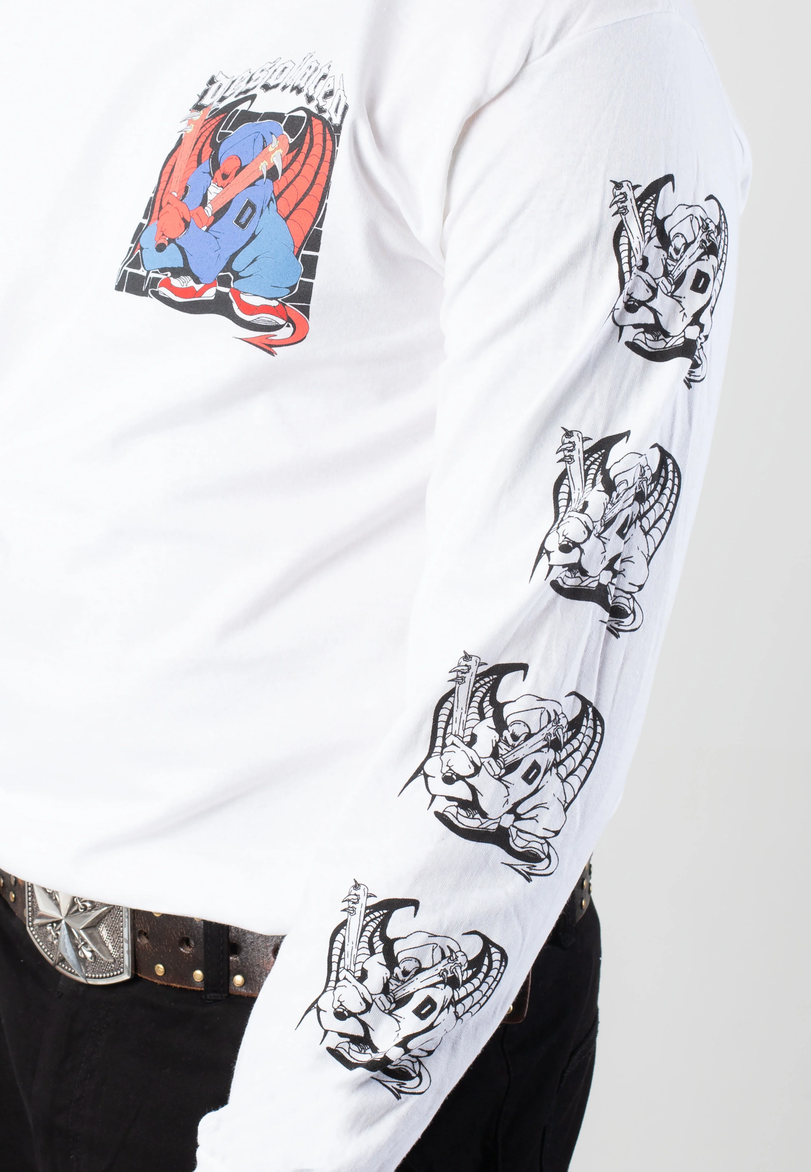 Desolated - Devil Crew White - Longsleeve - Image 5