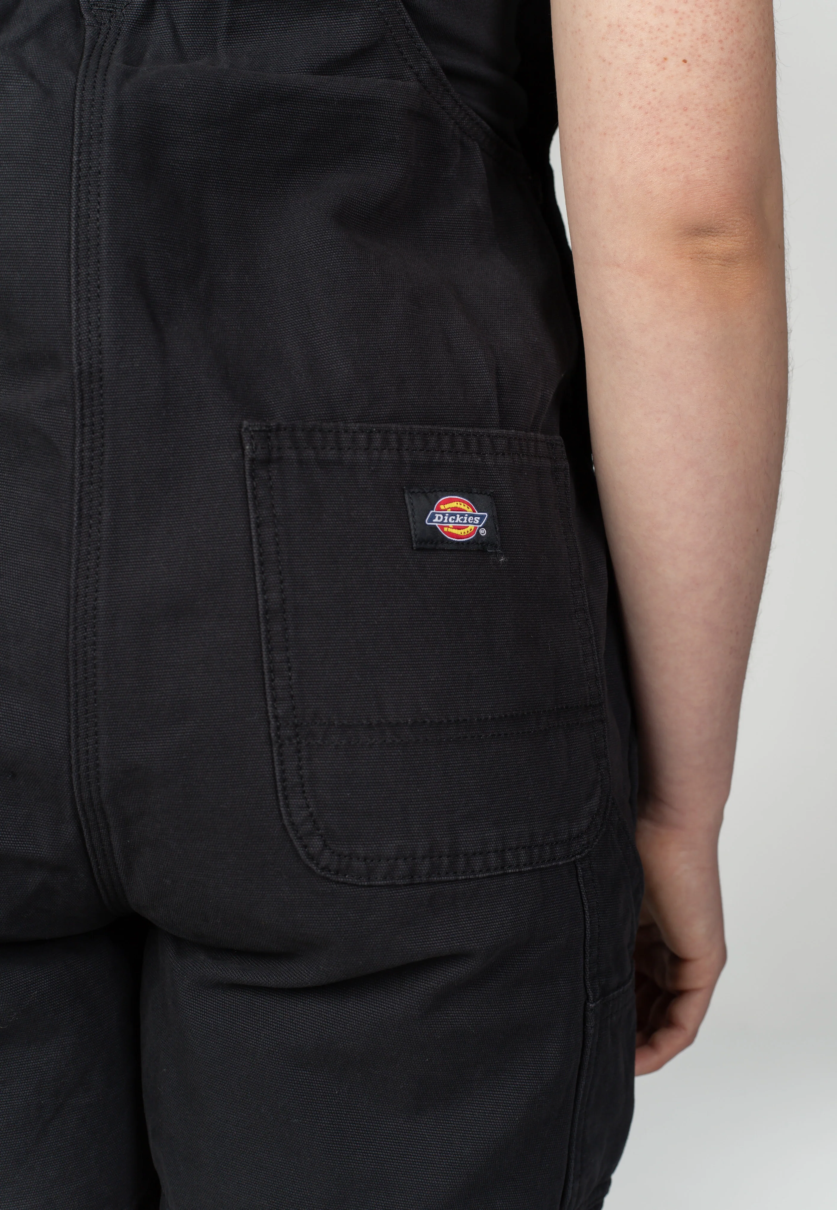 Dickies - Canvas Short Bib W Black - Dungarees - Image 10