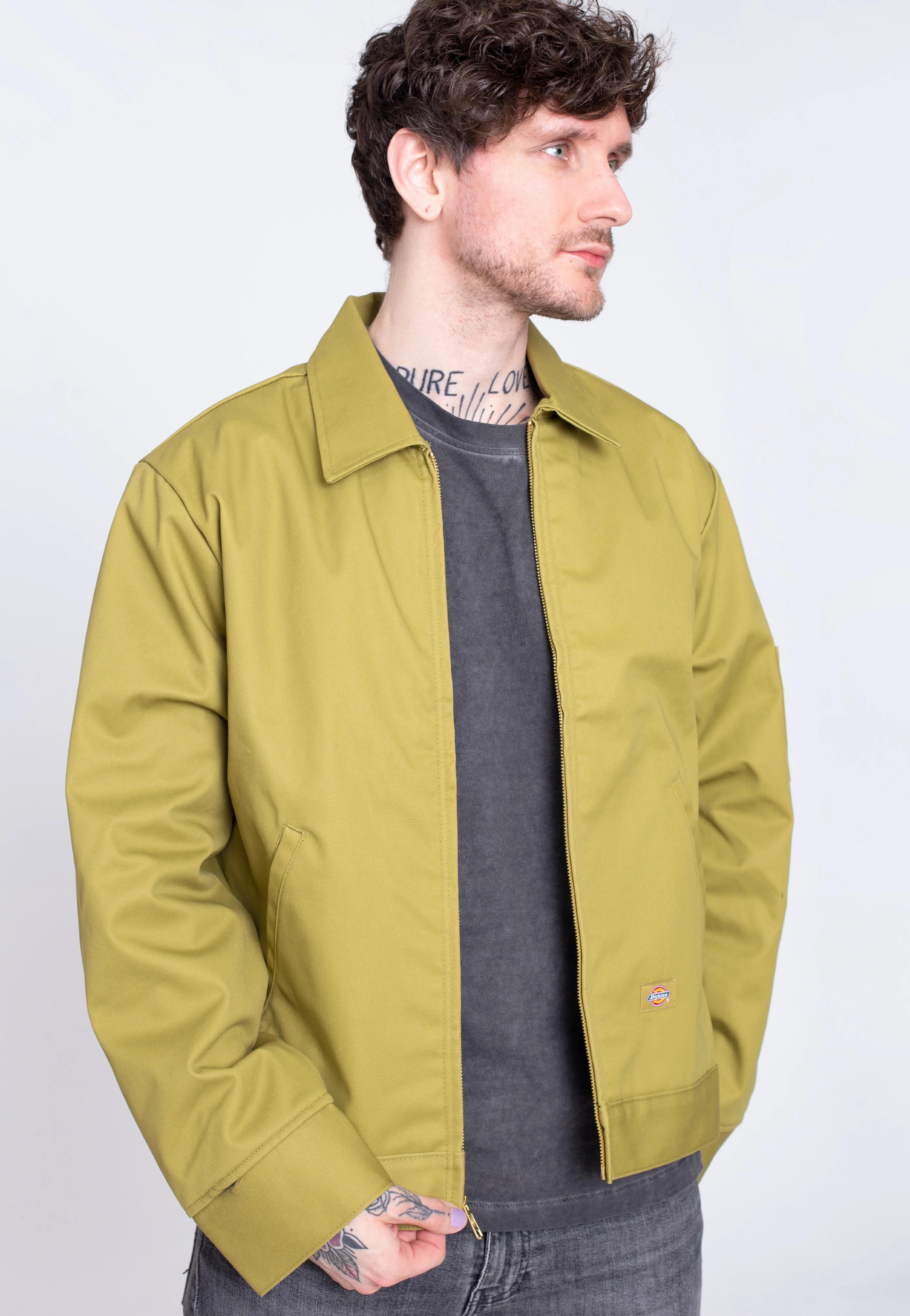 Dickies - Lined Eisenhower Rec Green Moss - Jacket - Image 2