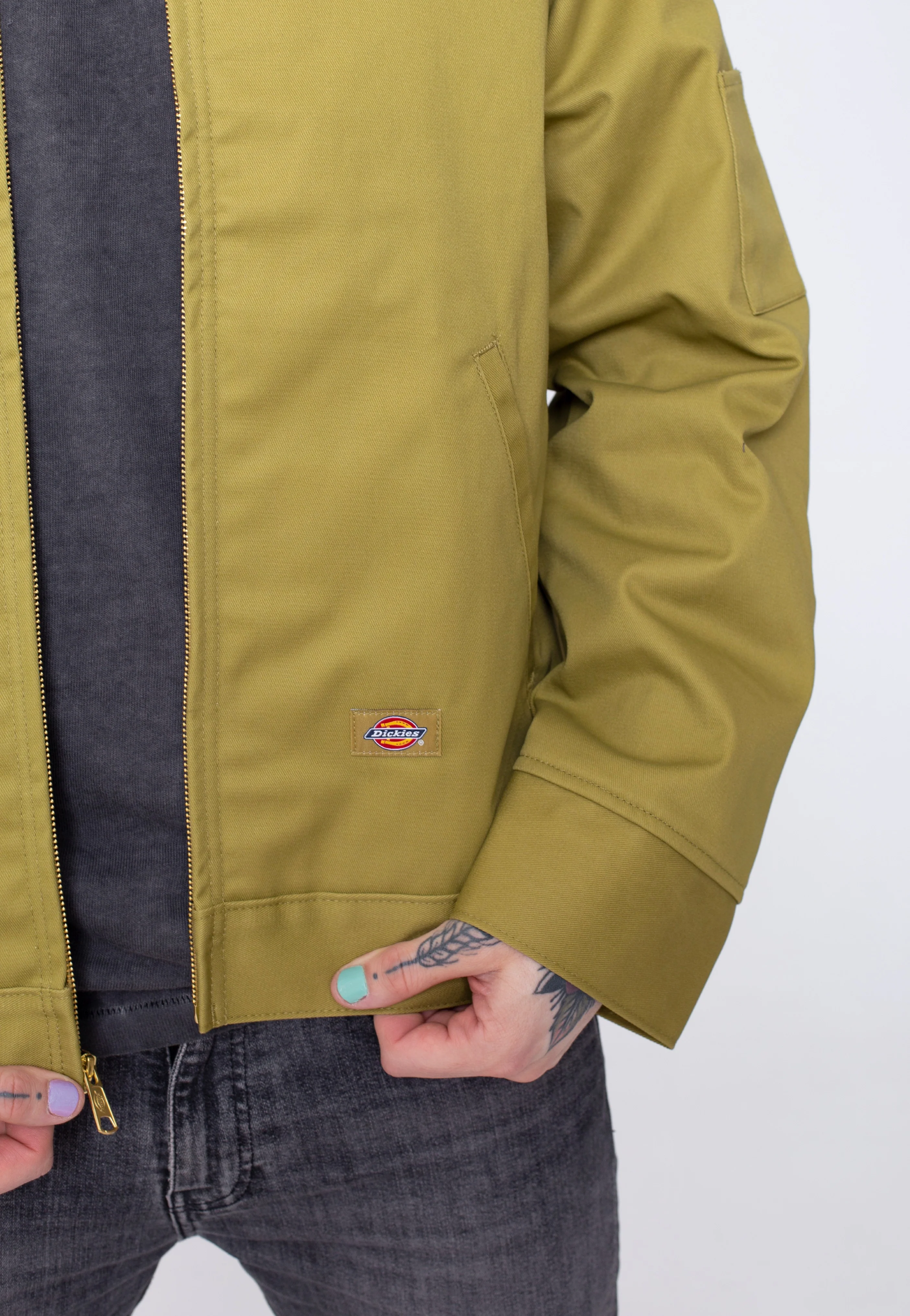 Dickies - Lined Eisenhower Rec Green Moss - Jacket - Image 3