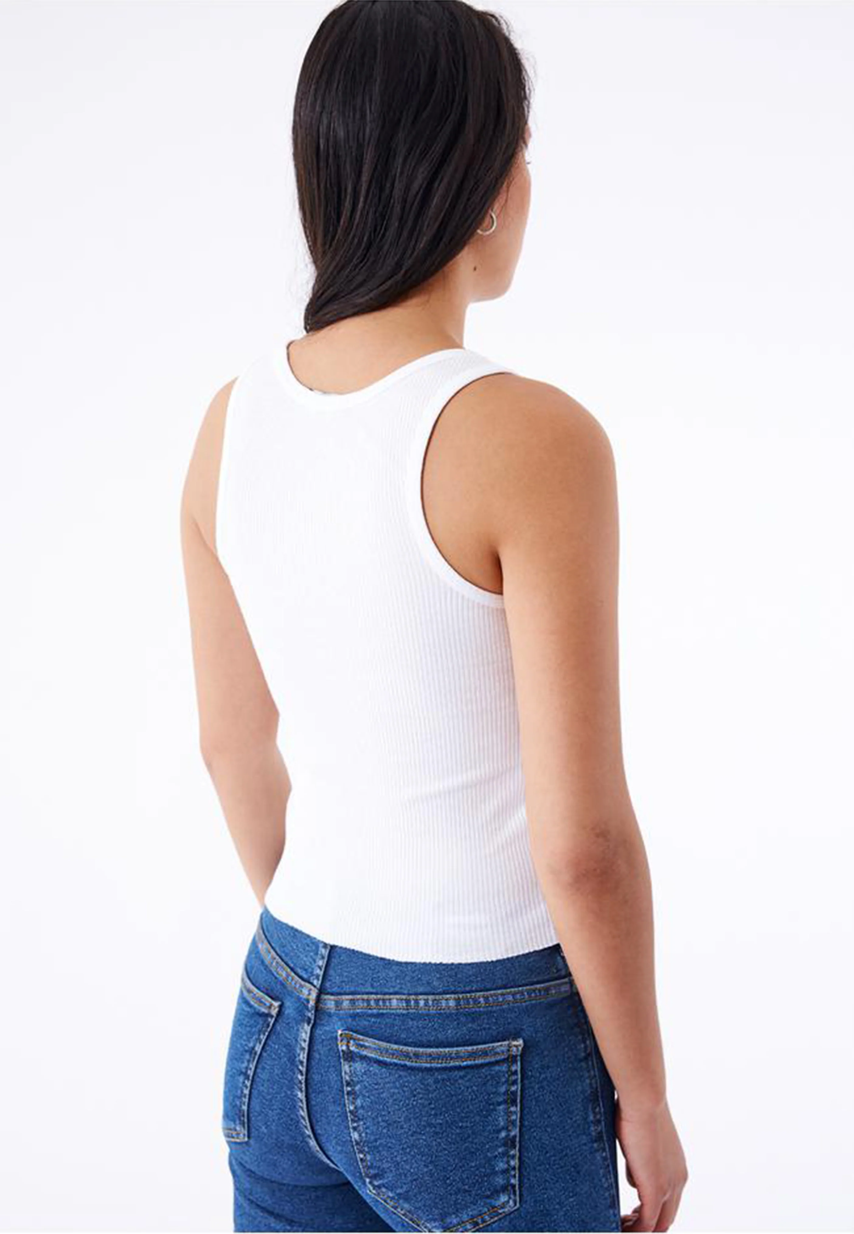 Dr. Denim - Demi Singlet White - Tank - Image 3