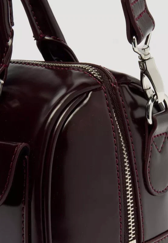 Dr. Martens - Top Handle Cherry Red Oxford Rub Off - Bag - Image 8