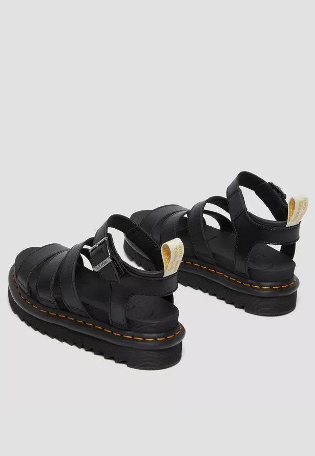 Dr. Martens - V Blaire Black Felix Rub Off - Girl Sandals - Image 6