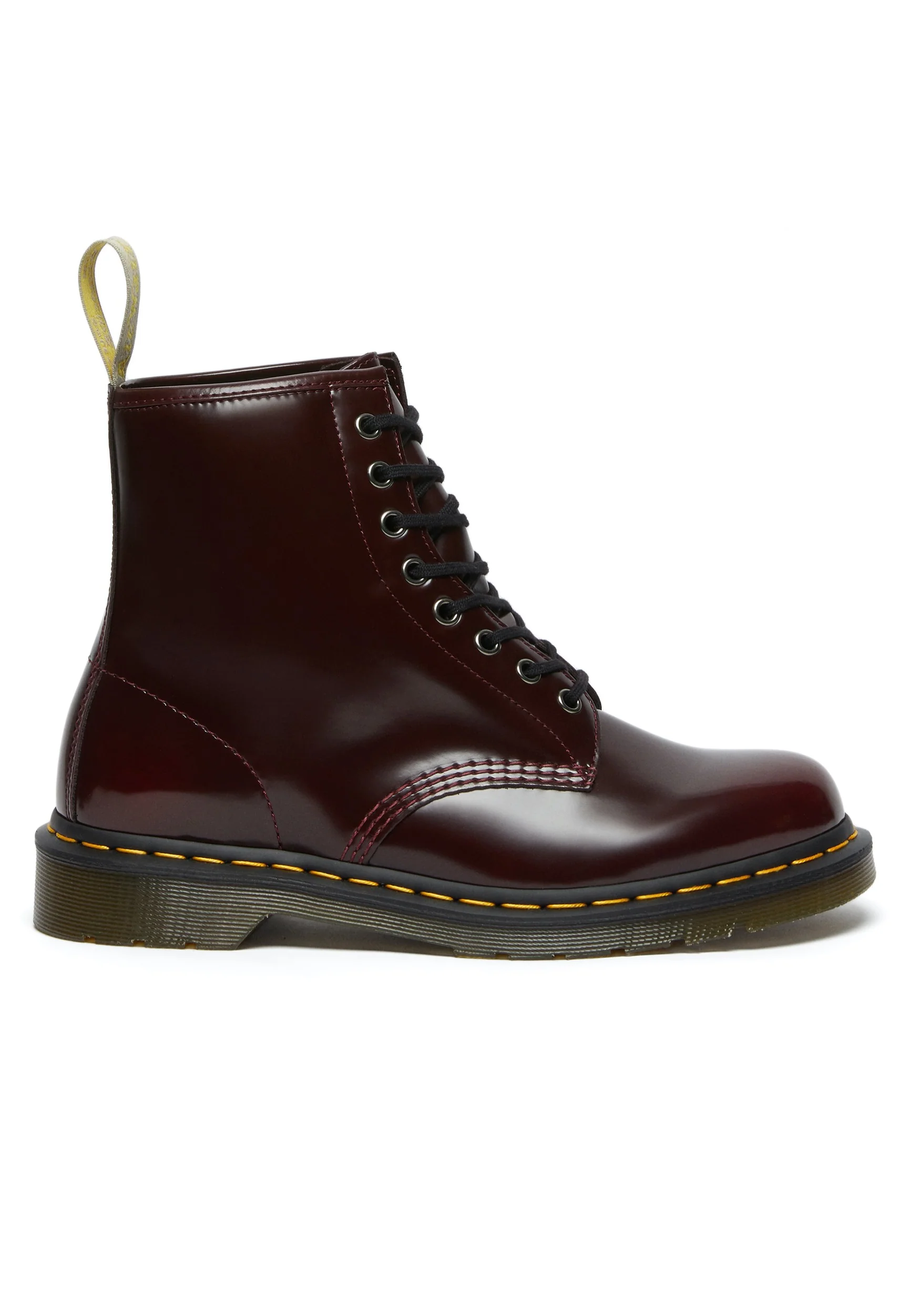 Dr. Martens - Vegan 1460 Cherry Red Oxford Rub Off Red - Shoes - Image 3