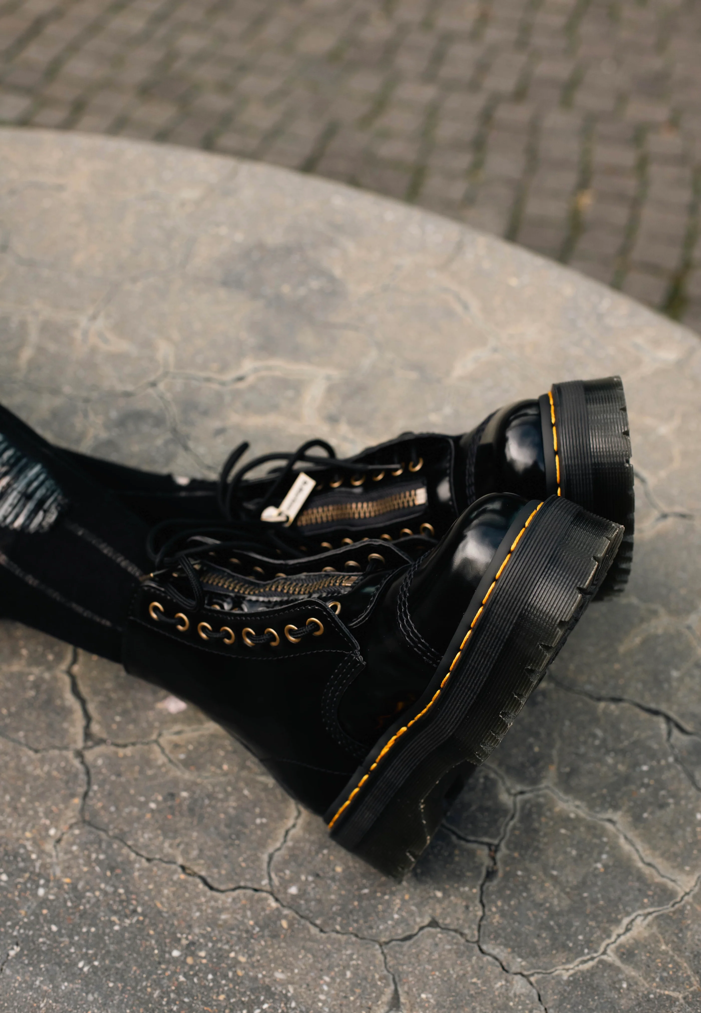 Vegan Sinclair Black Oxford - Girl Shoes - Image 4