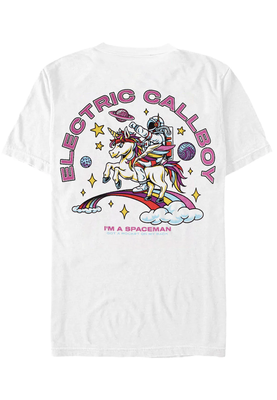 Electric Callboy - Spaceman Unicorn White - T-Shirt - Image 2