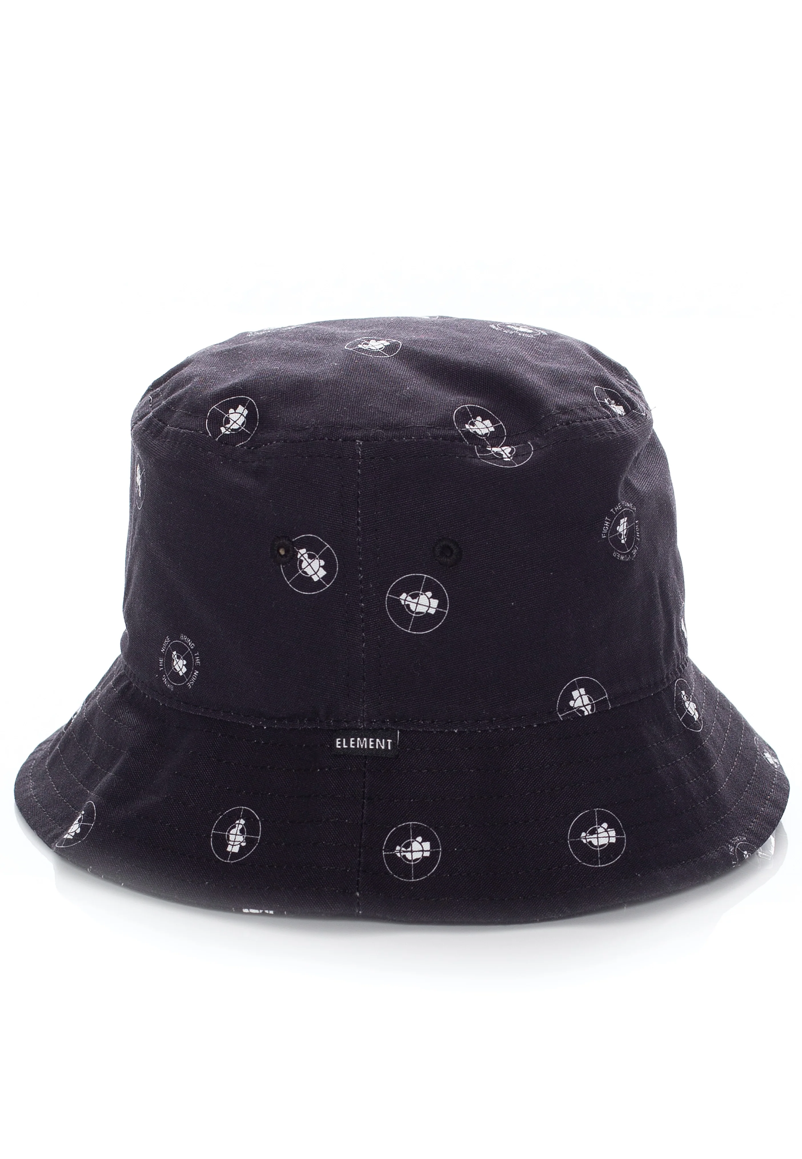 Element x Public Enemy - Eager Black - Bucket Hat