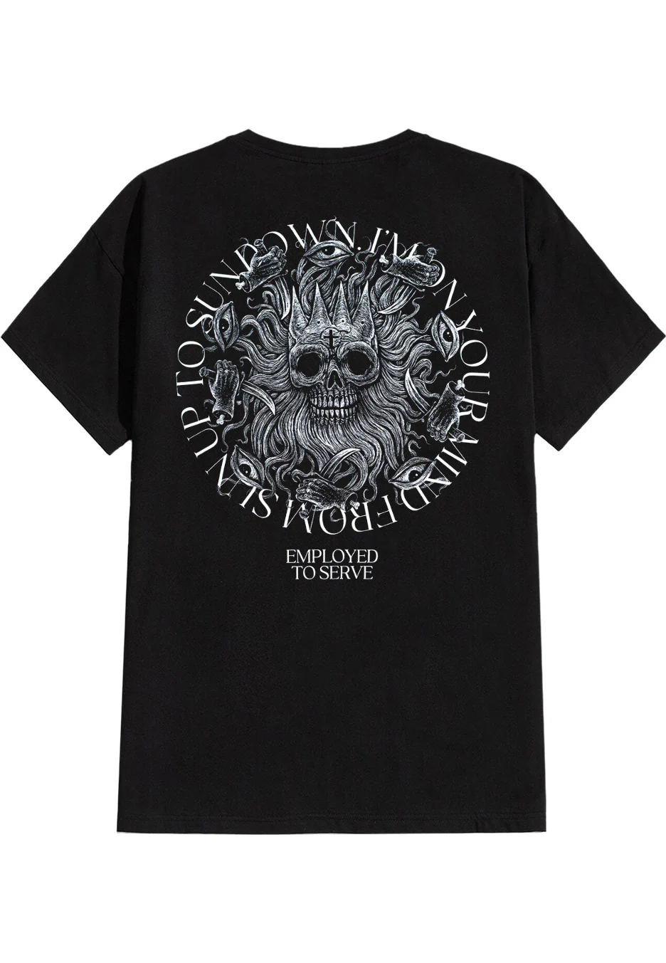 Employed To Serve - Sun Up - T-Shirt - Image 2