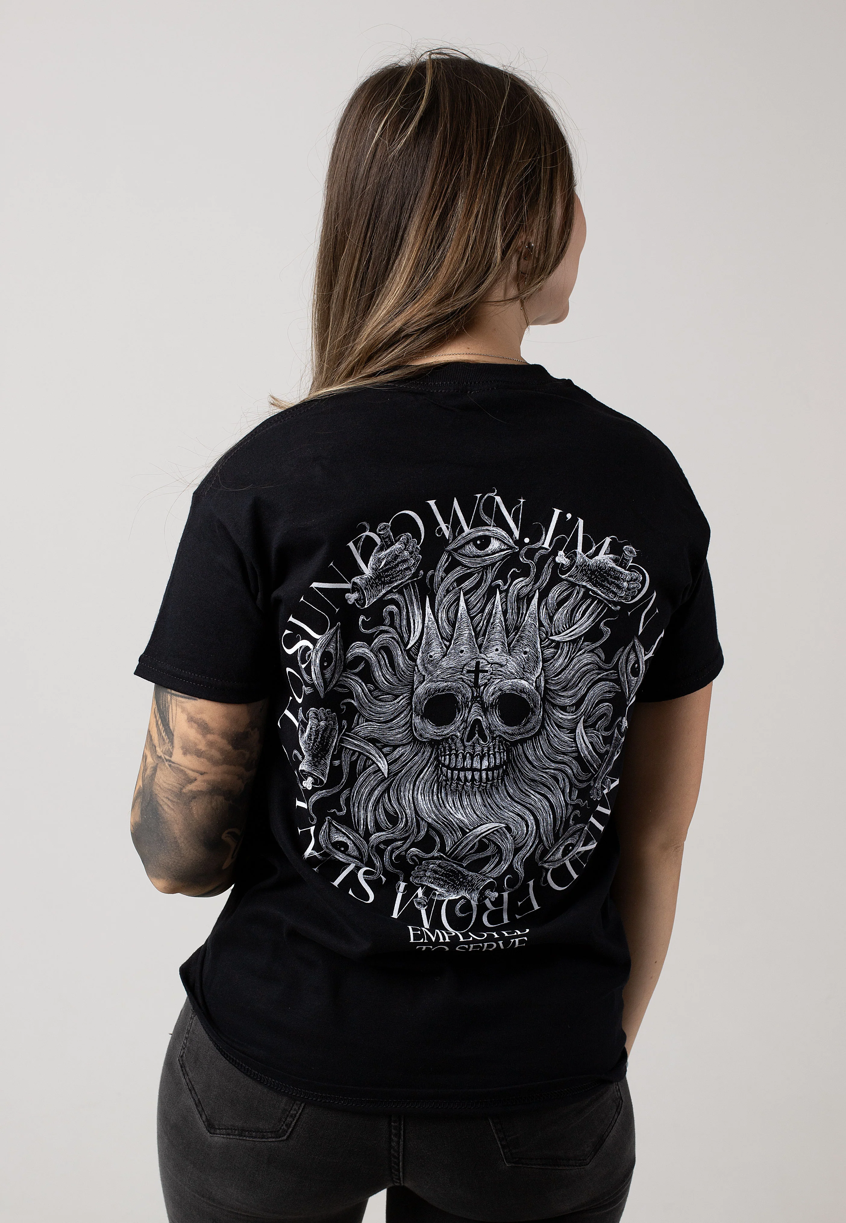 Employed To Serve - Sun Up - T-Shirt - Image 5