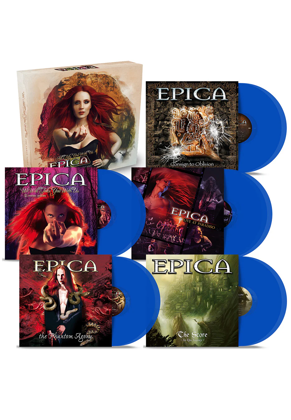 Epica - We Still Take You With Us: The Early Years Ltd. Blue - Colored 11 Vinyl Box - Image 2