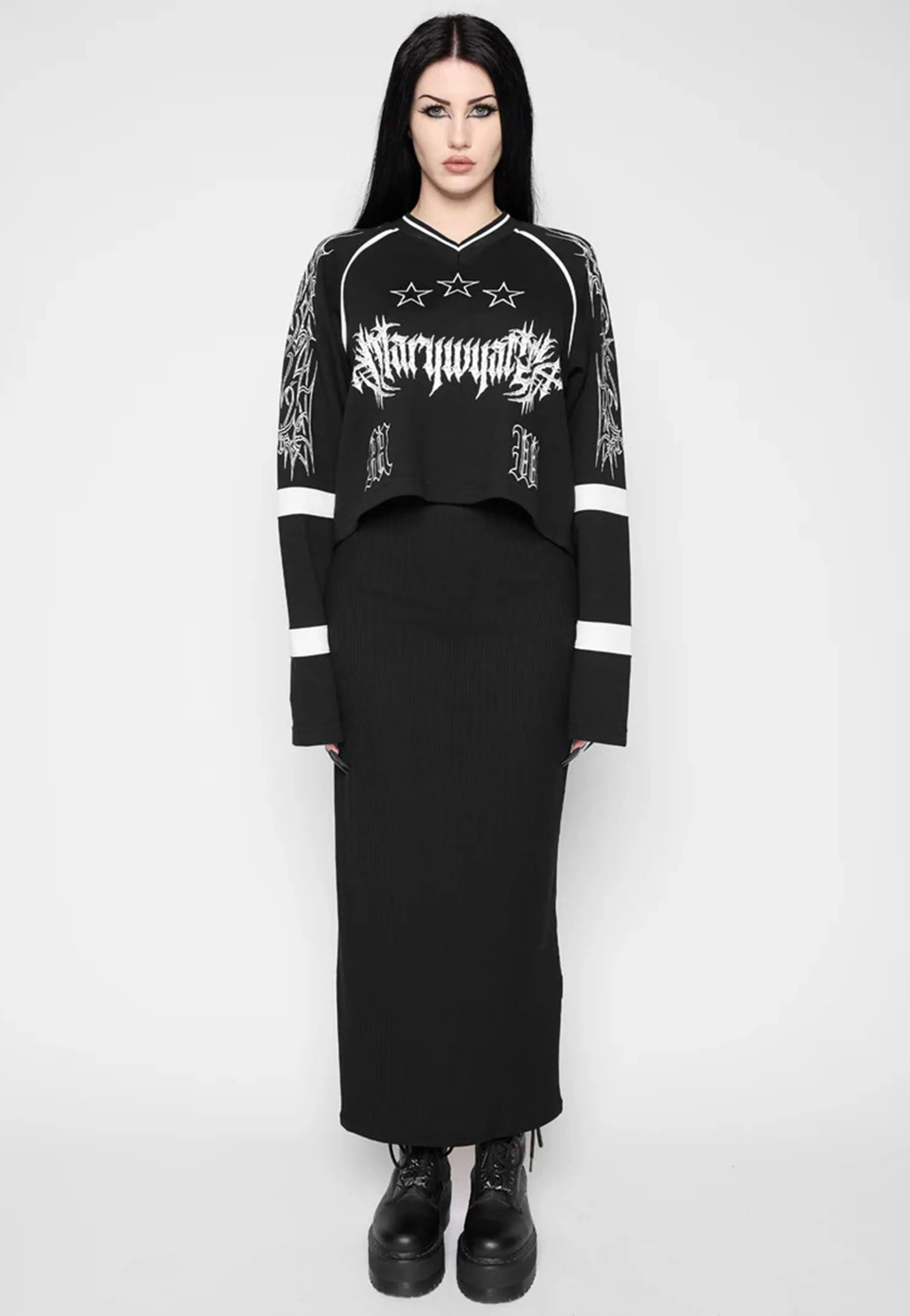 Exile Cropped Hockey - Longsleeve - Image 2