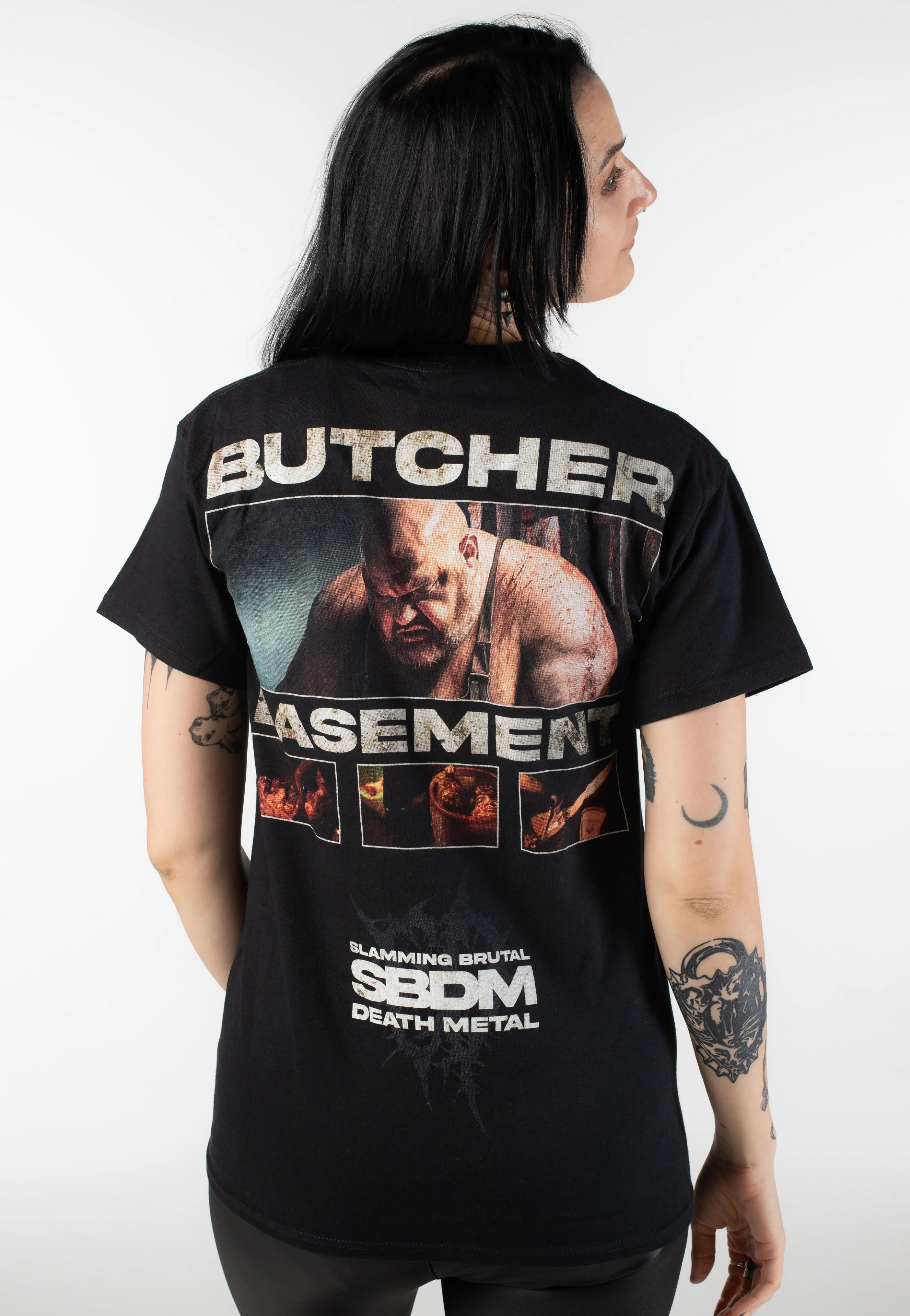 Extermination Dismemberment - Butcher Basement - T-Shirt - Image 6