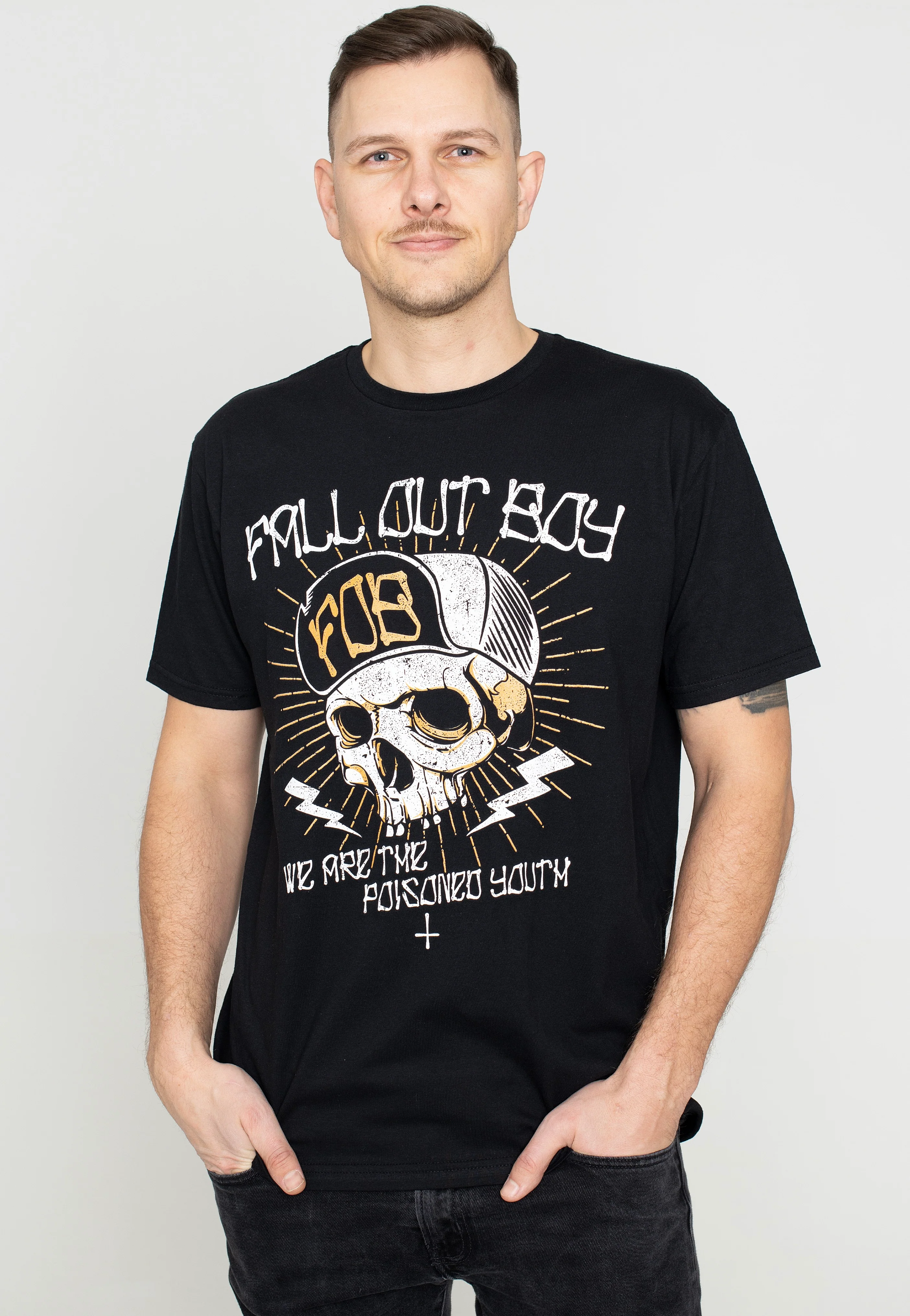 Fall Out Boy - Chest Youth Skull - T-Shirt - Image 4