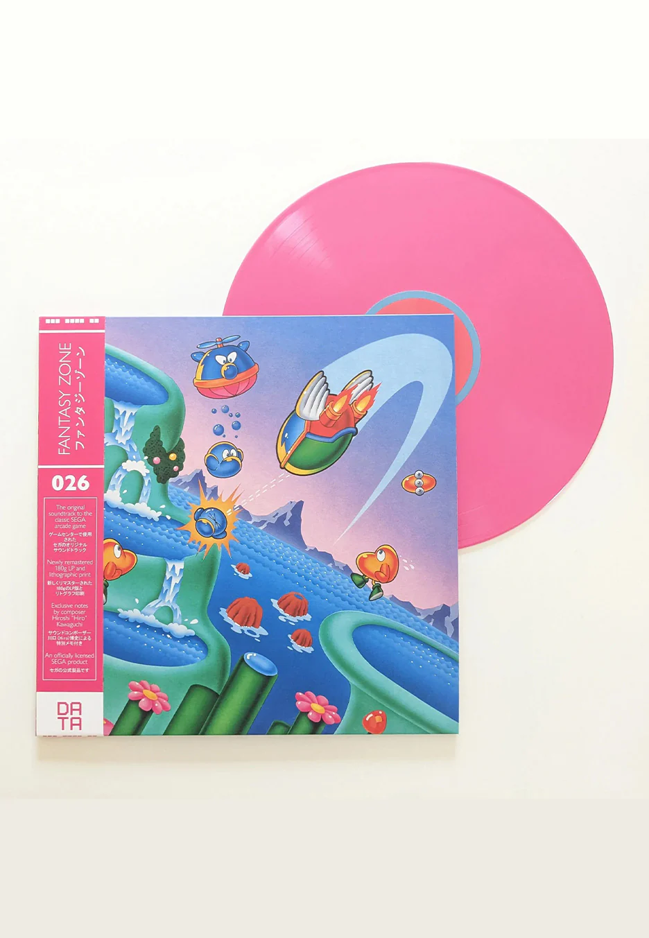 Fantasy Zone - Fantasy Zone OST (Hiroshi Kawaguchi) Opaque Pink - Colored Vinyl