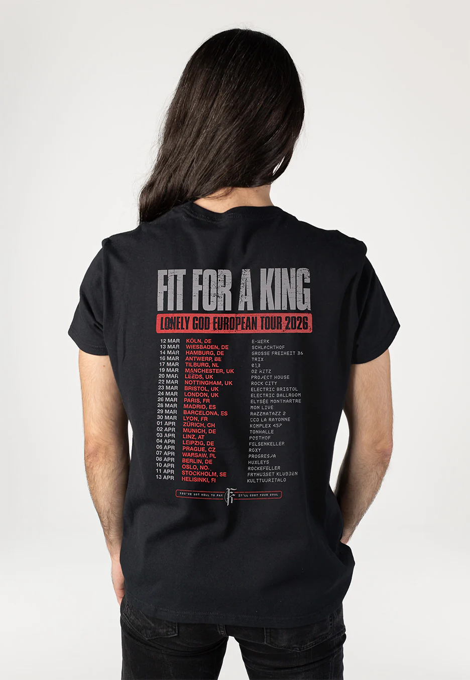 Fit For A King - Tour 2026 - T-Shirt - Image 4