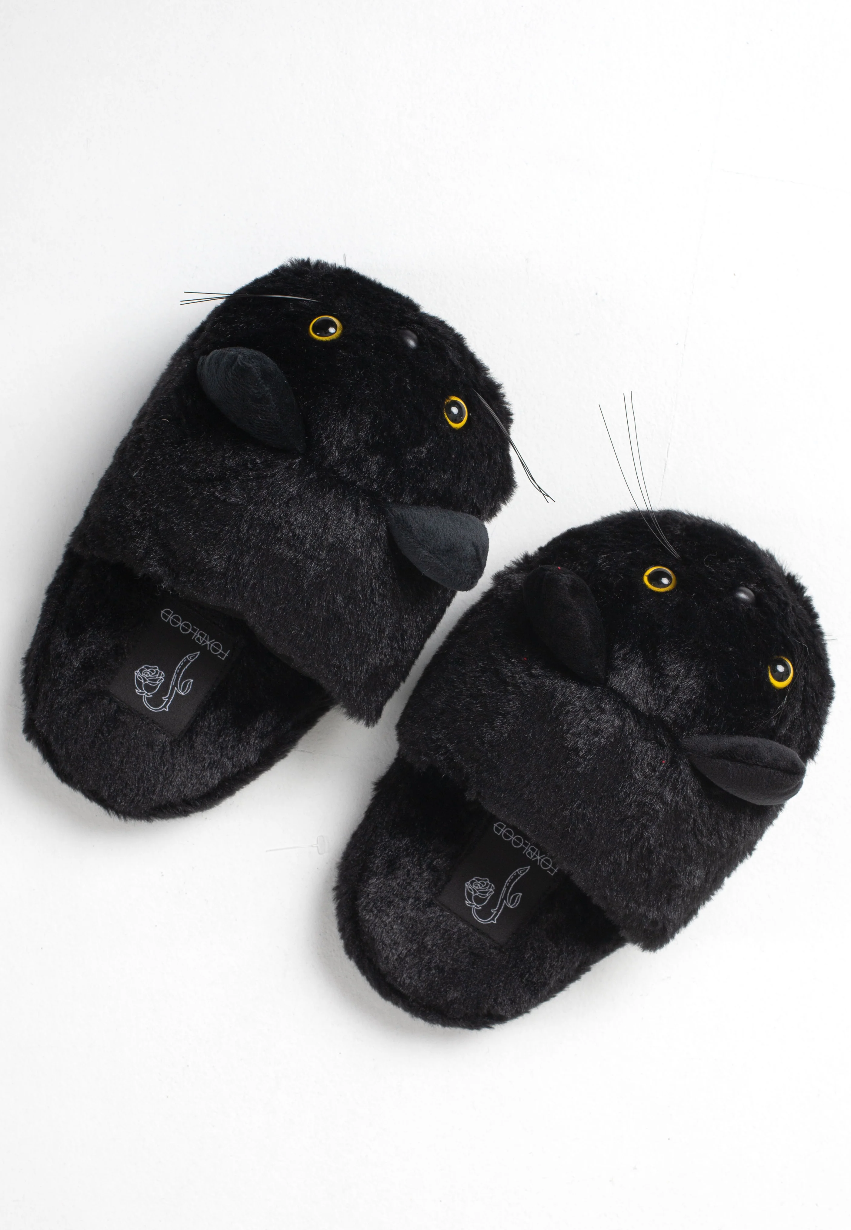 Foxblood - Black Cat Black - Girl Slippers - Image 8