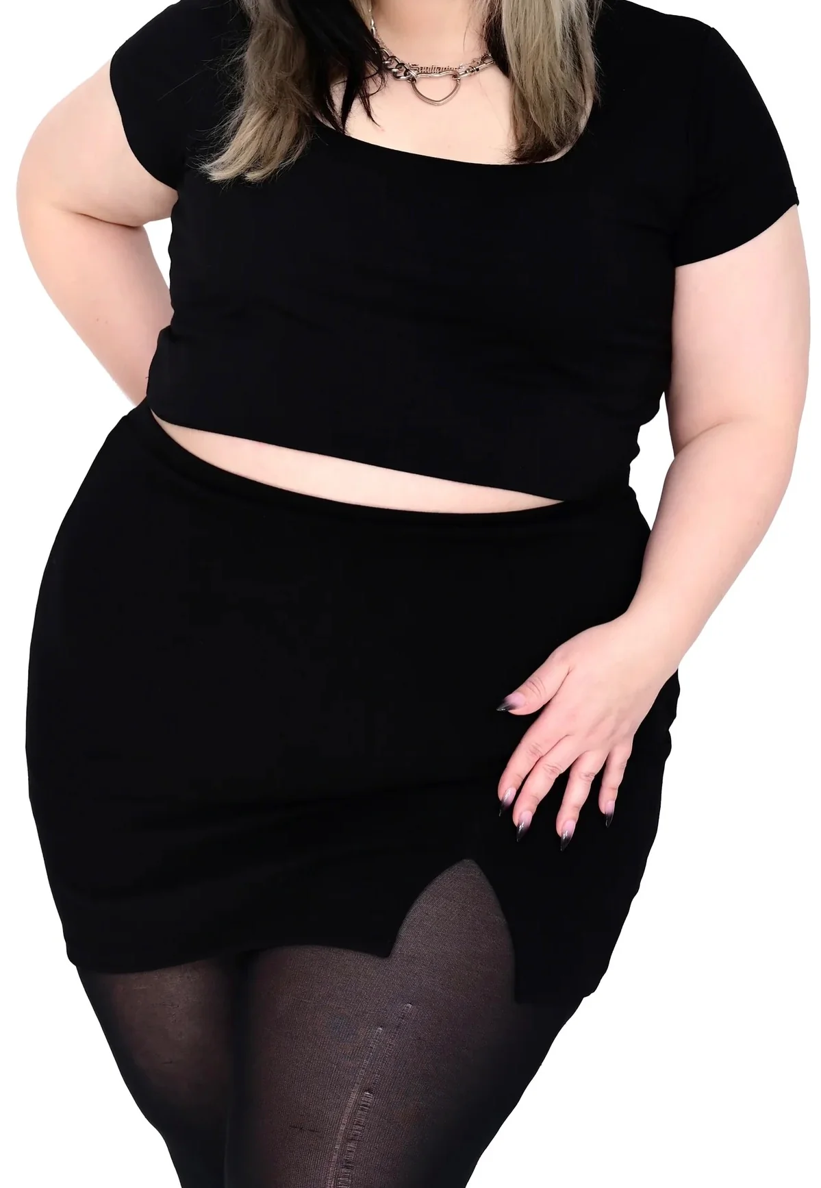 Foxblood - Bridget Mini With Built In Shorts Black - Skirt - Image 4