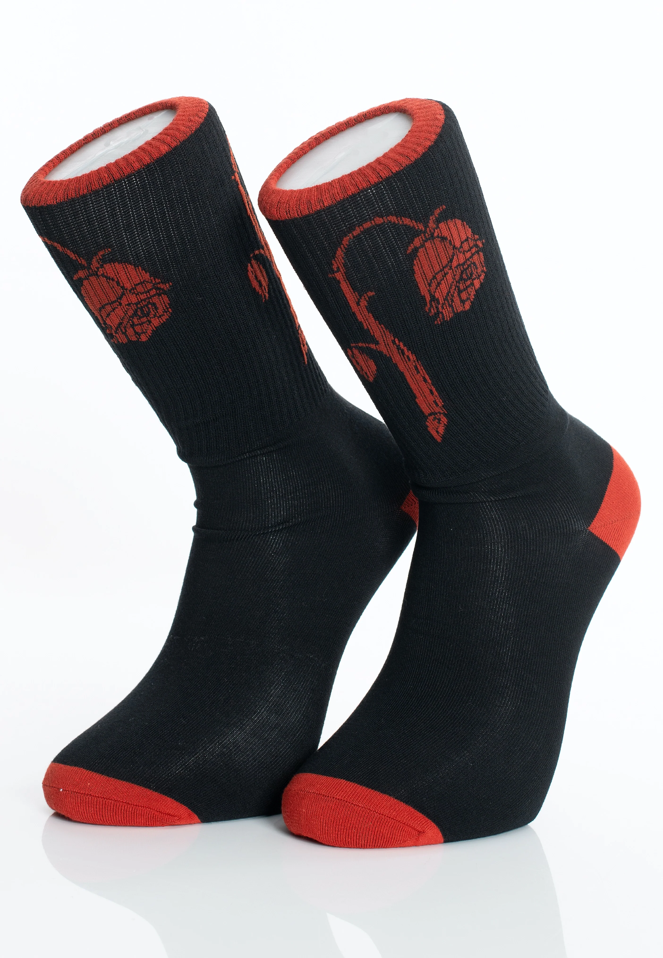 Foxblood - Foxblood Weeping Rose Black/Red - Socks - Image 2