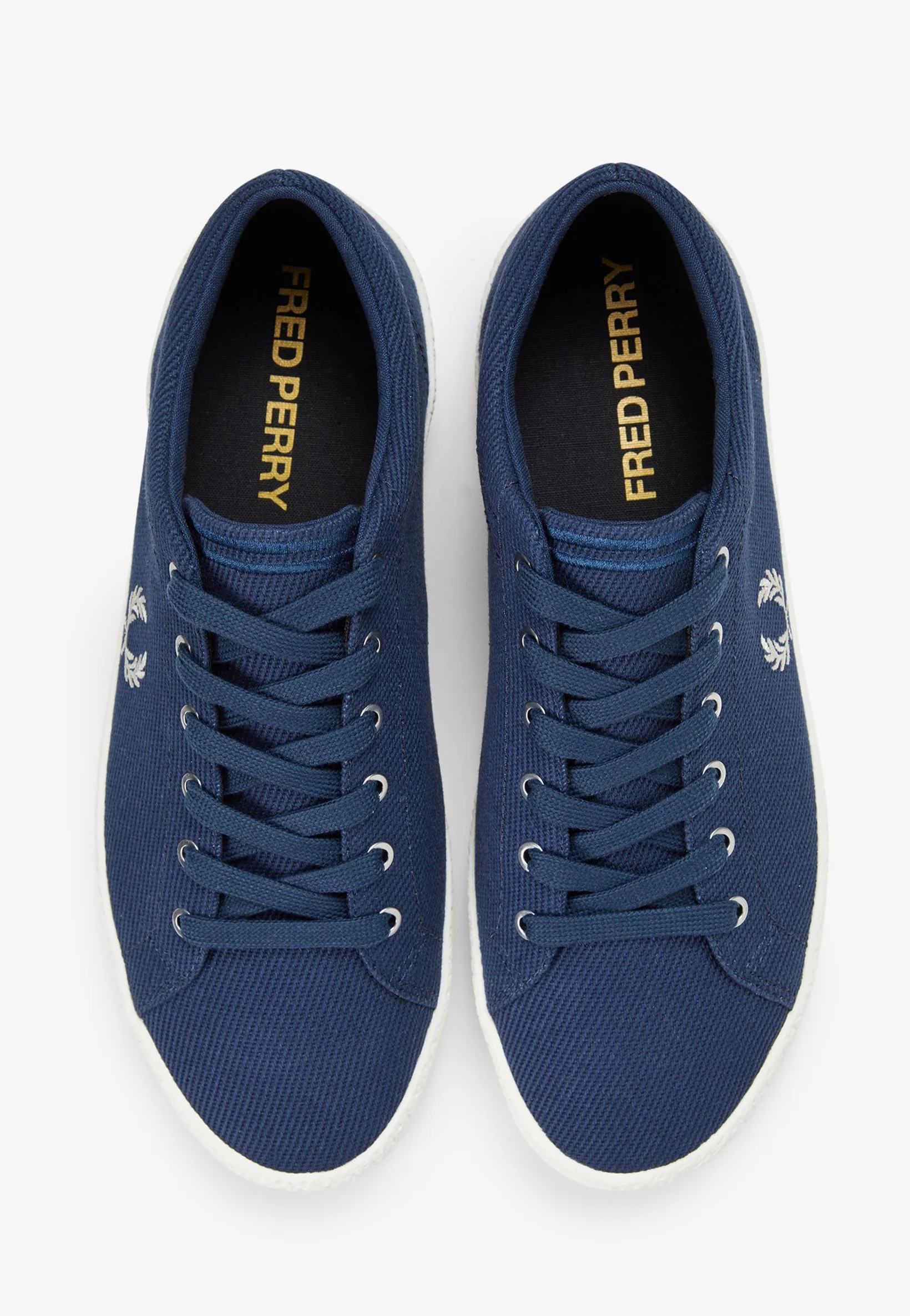 Fred Perry - Baseline Heavy Twill Tennis Blue - Shoes - Image 9