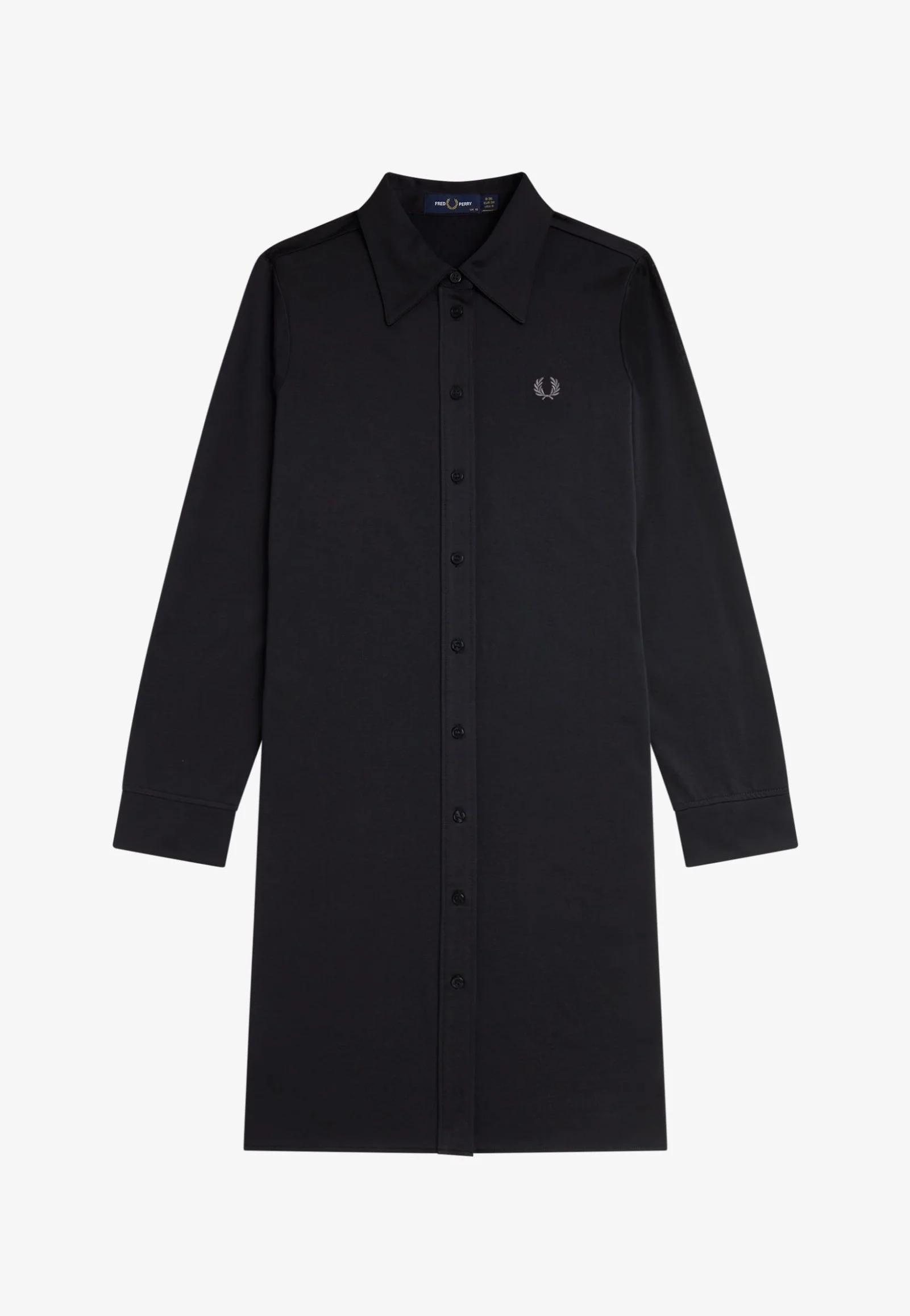 Fred Perry - Button Through Black - Dress - Image 4
