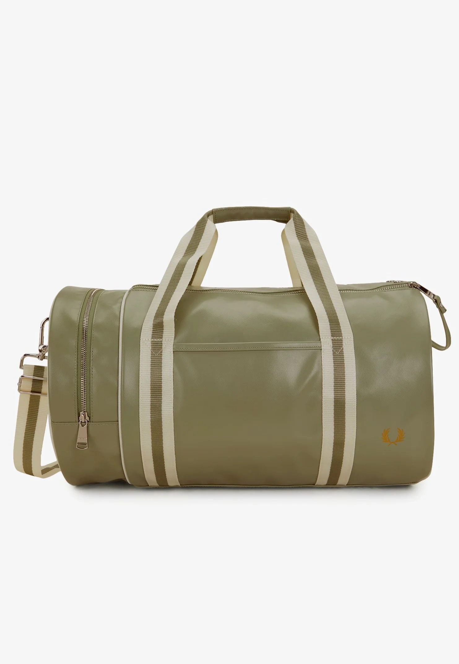 Fred Perry - Classic Barrel Olive Mint - Dufflebag - Image 5