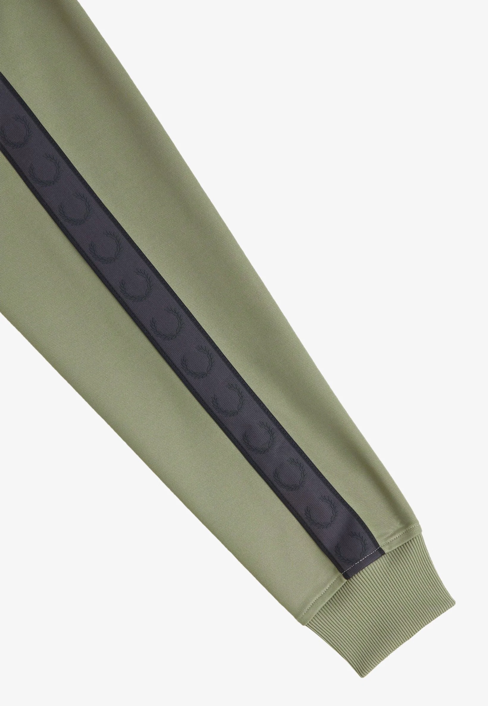 Fred Perry - Contrast Tape Olive/Anchor Grey - Track Jacket - Image 9
