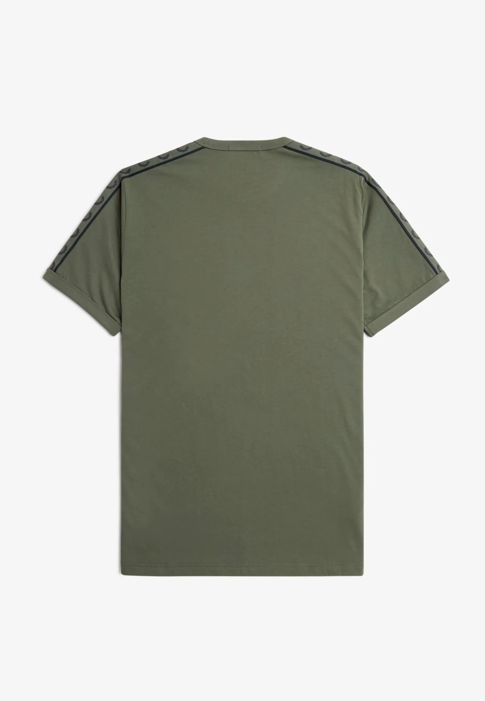 Fred Perry - Contrast Tape Ringer Laurel Wreath Green/Night Green - T-Shirt - Image 6