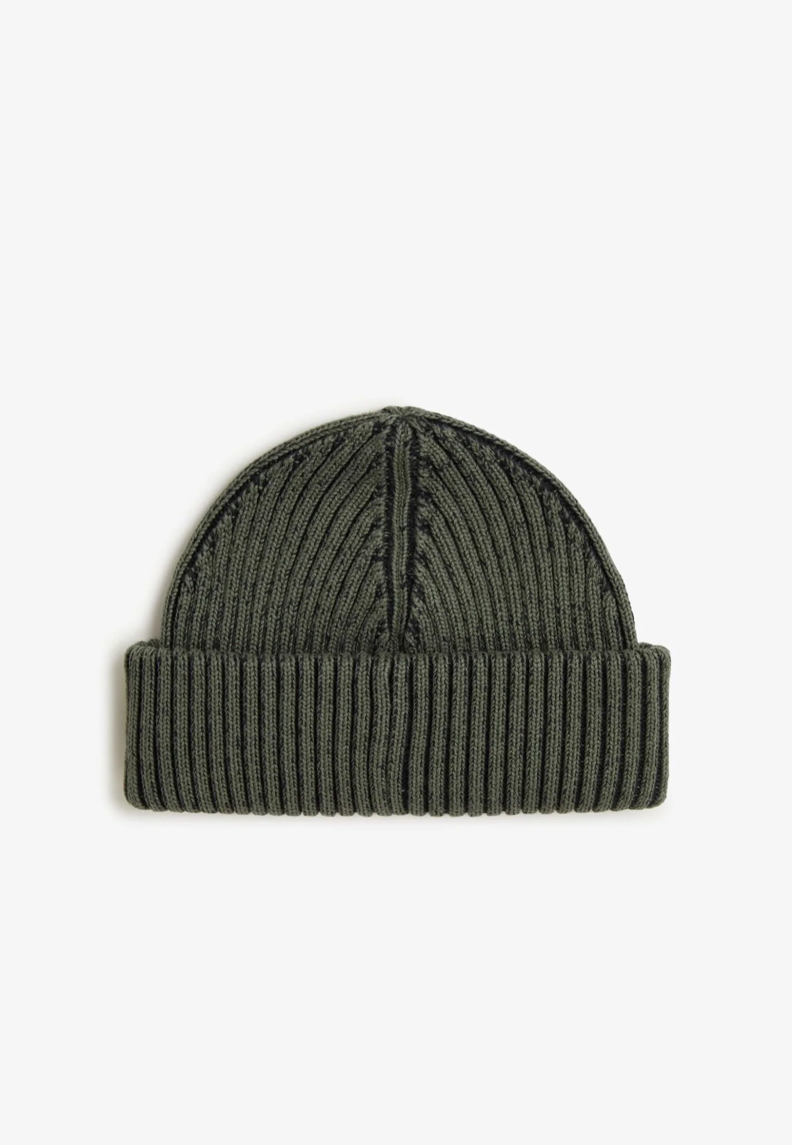 Fred Perry - Cotton Ribbed Laurel Wreath Green/Black - Beanie - Image 3