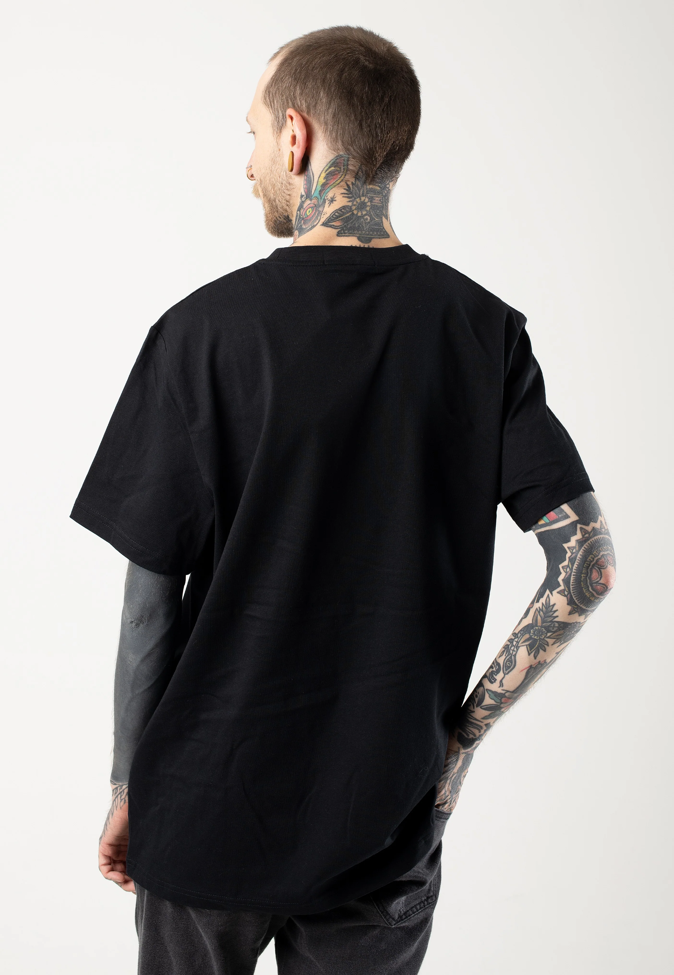 Embroidered Black - T-Shirt - Image 2