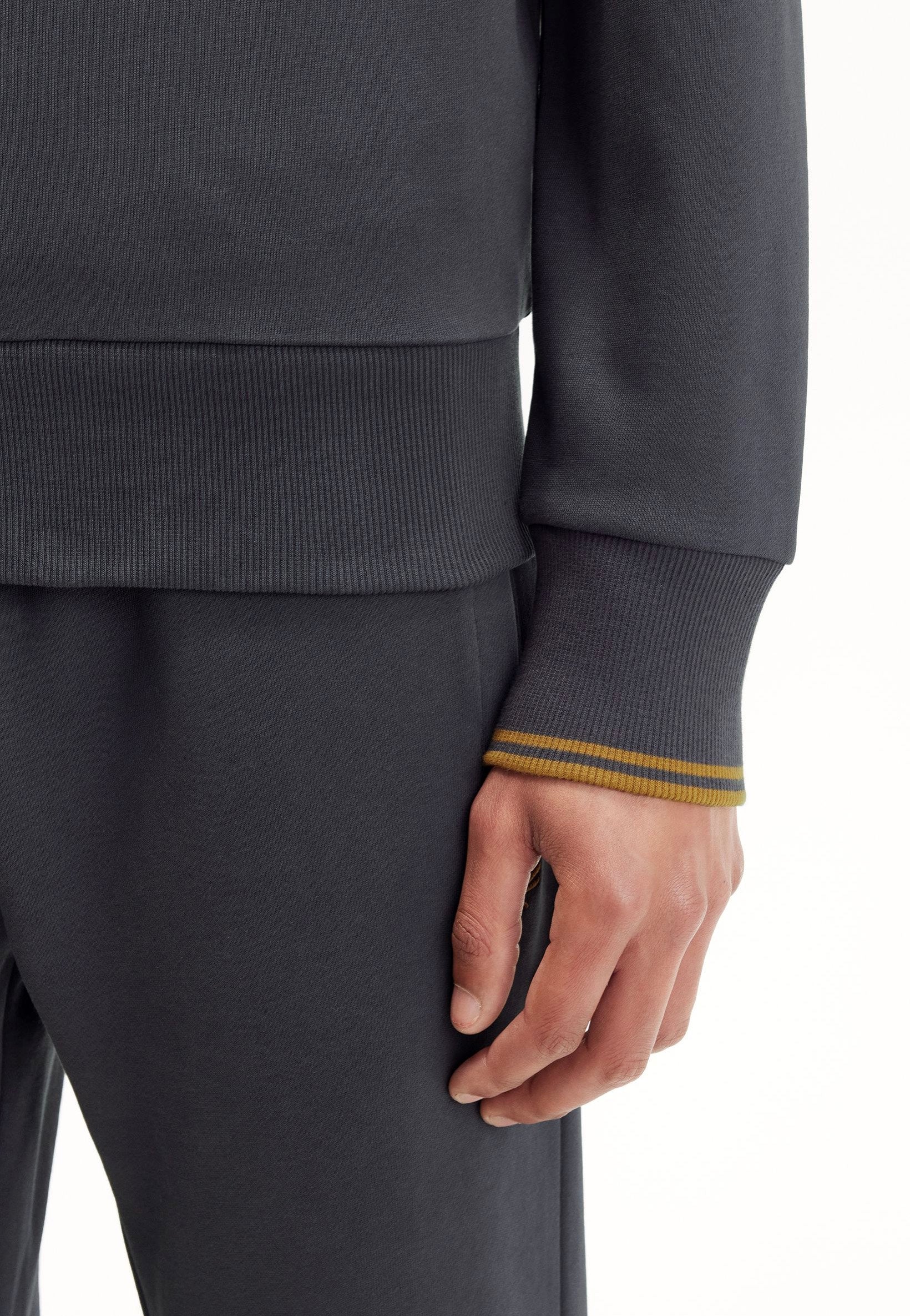 Half Zip Anchor Grey/Dark Caramel - Pullover - Image 3