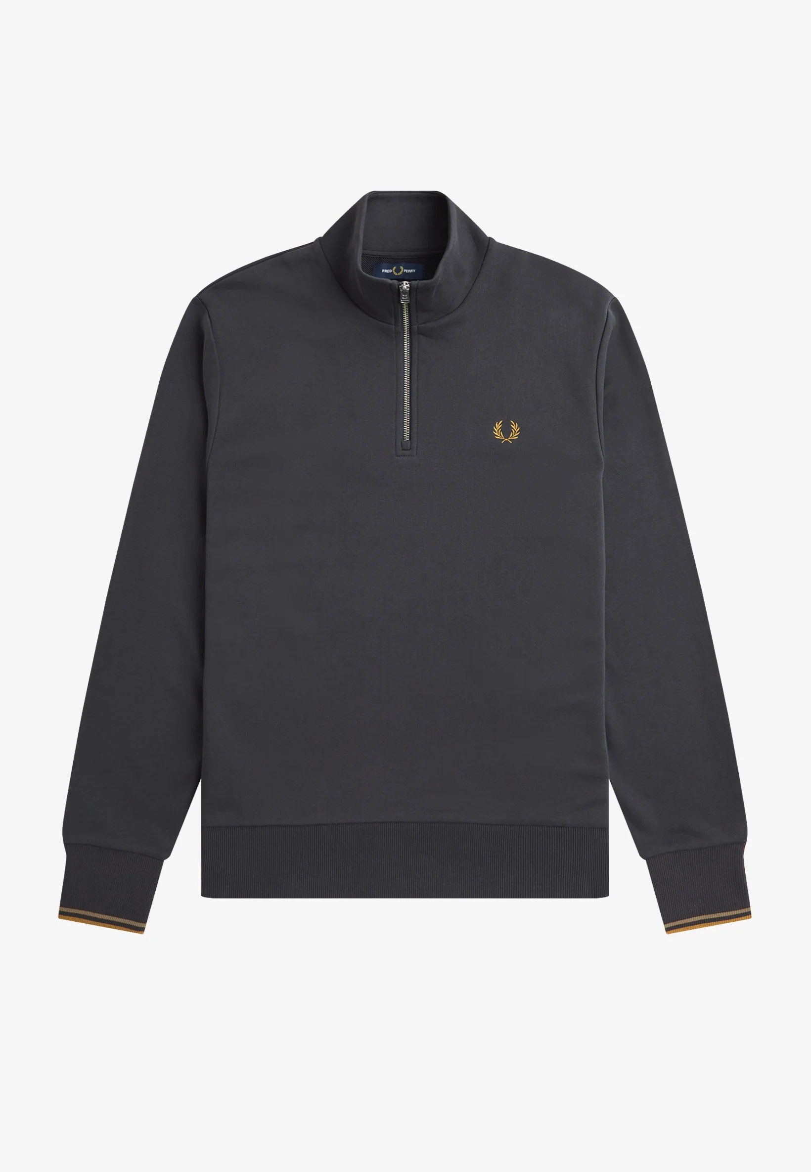 Half Zip Anchor Grey/Dark Caramel - Pullover - Image 7